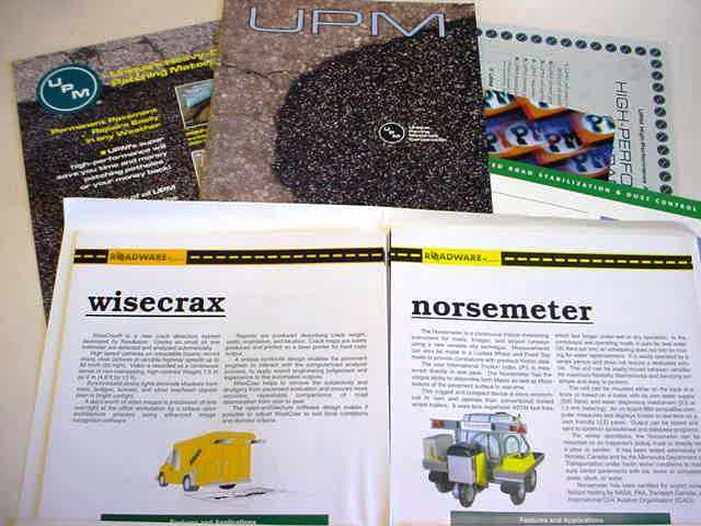 Pile of Truck and Construction Assorted Brochures b2