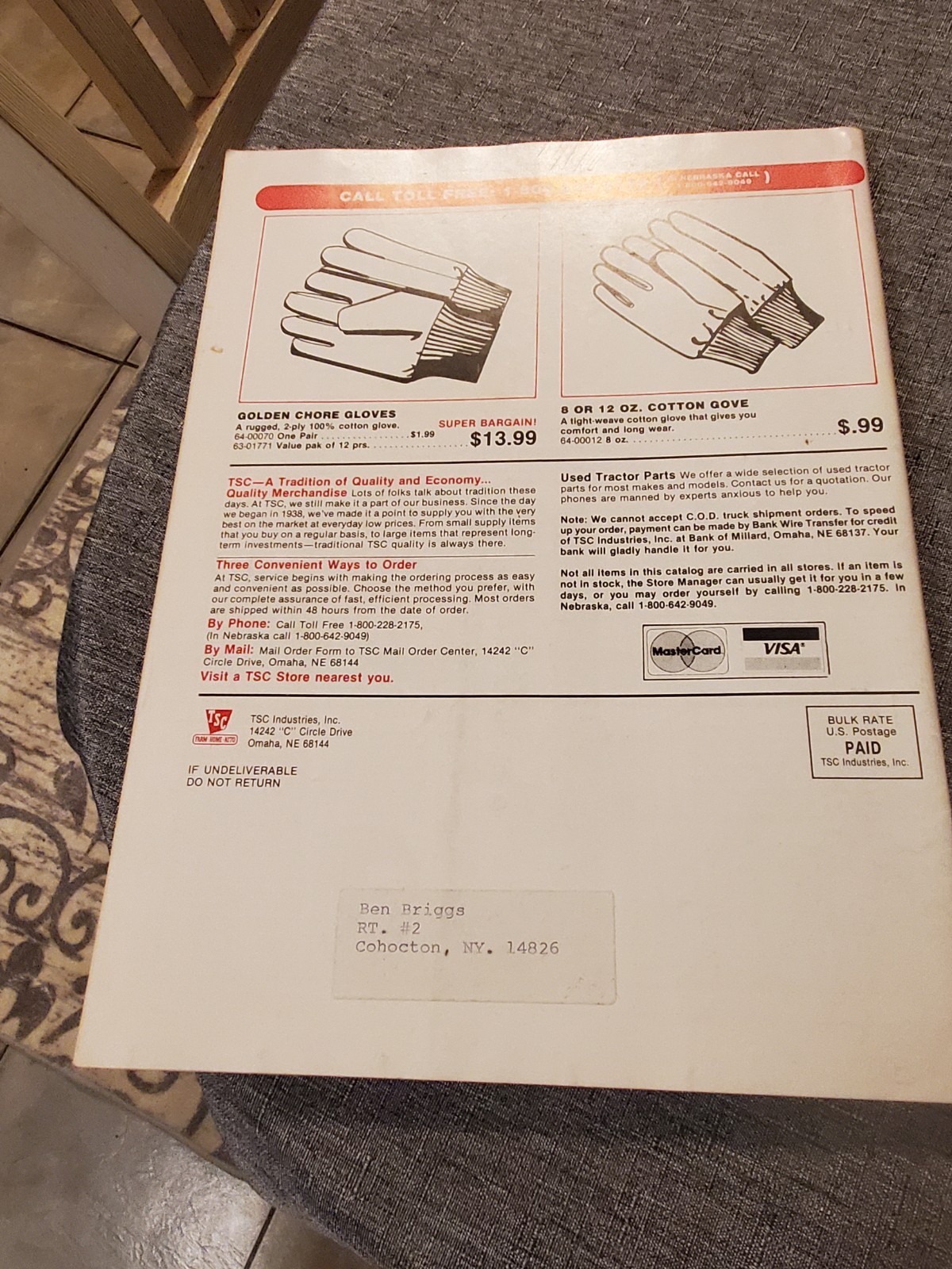 Tractor Supply Co Mail Order Catalog VGC. 1983. Oliver, Ford, John Deere, AC, MF