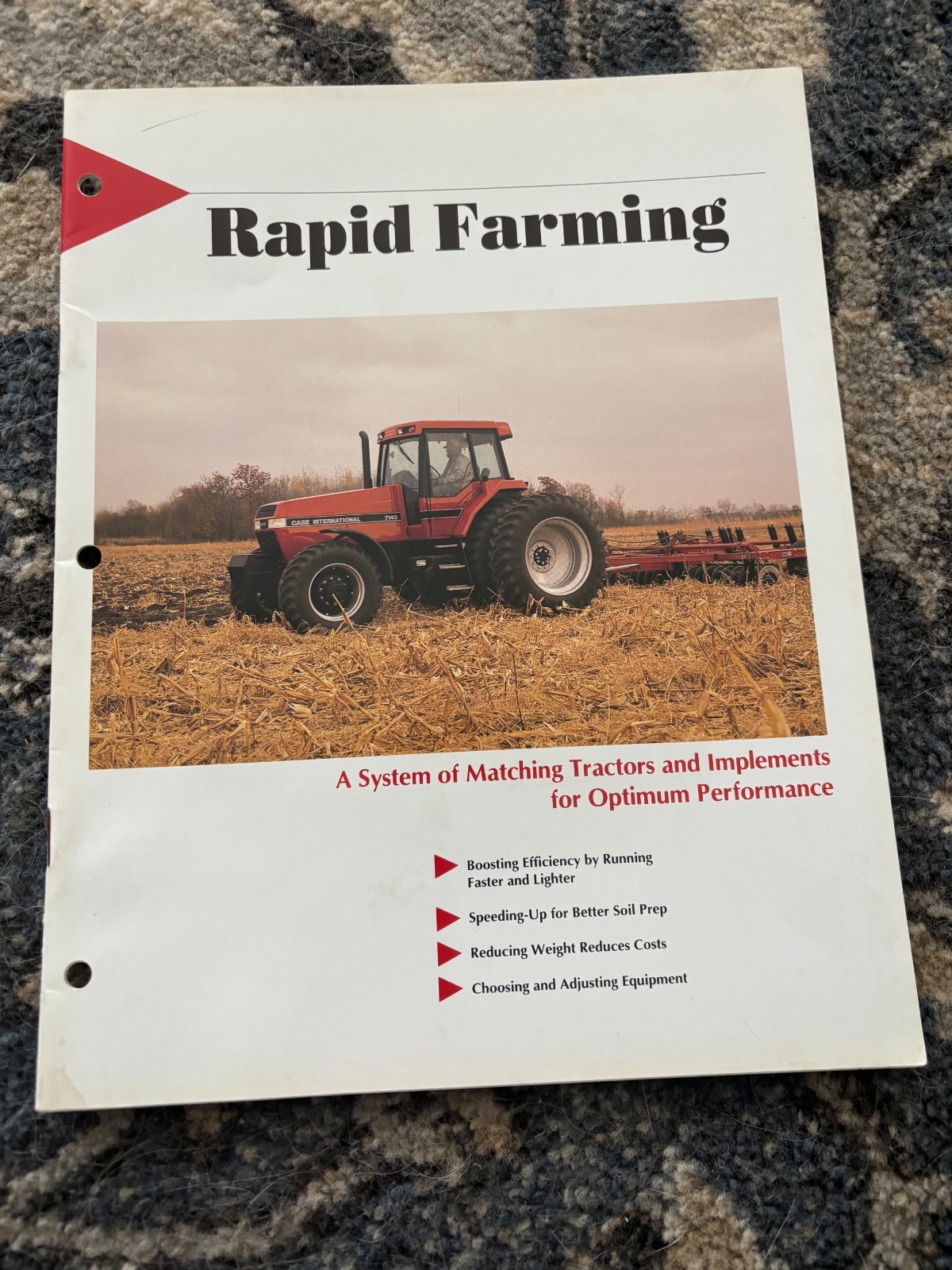 Case International Harvester Rapid Farming For 1992 Brochure AMIL26