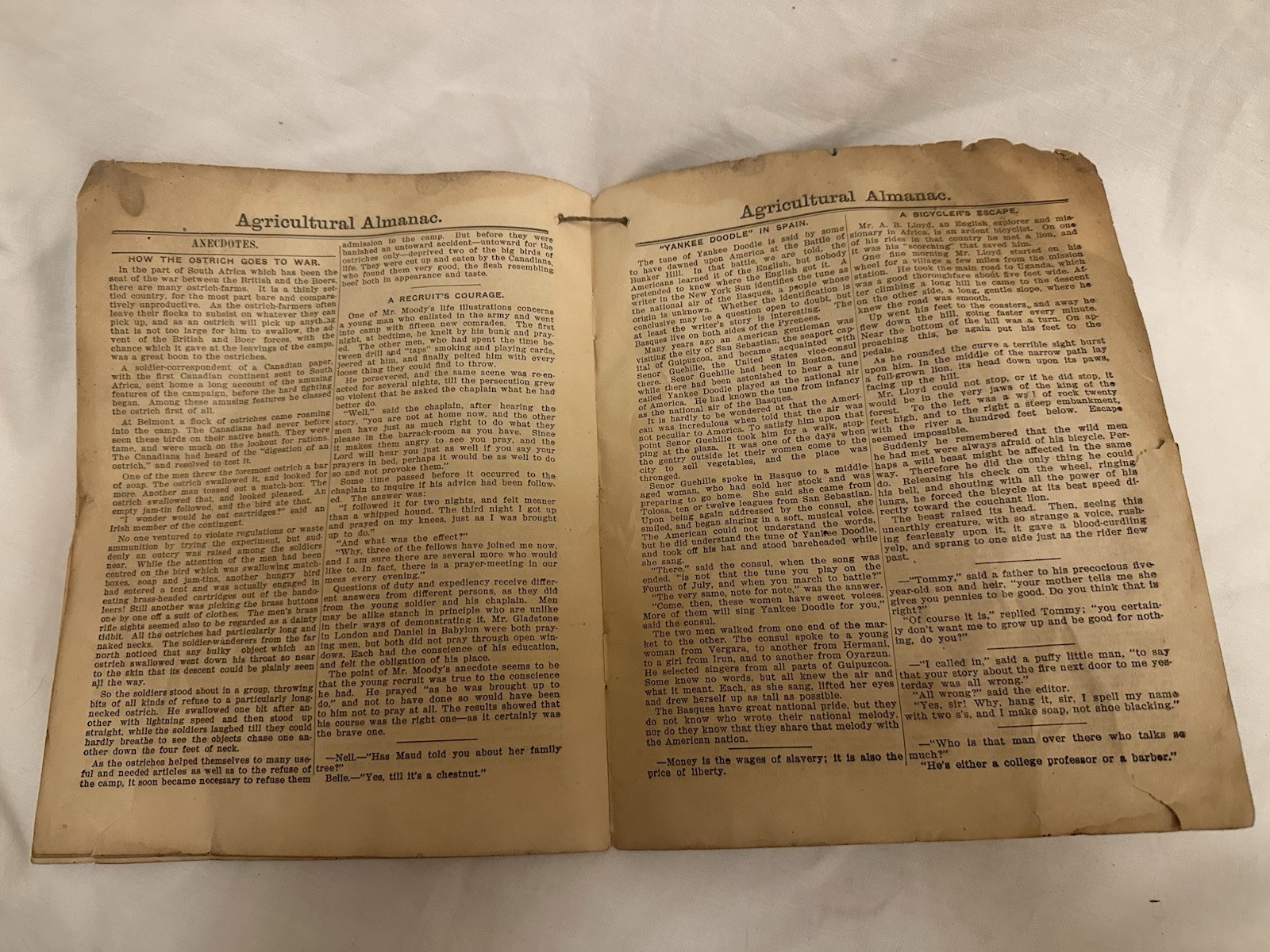 Lot 5 Antique Almanacs 1900-1907 Lancaster PA & Frederick MD + 1979 Newport PA