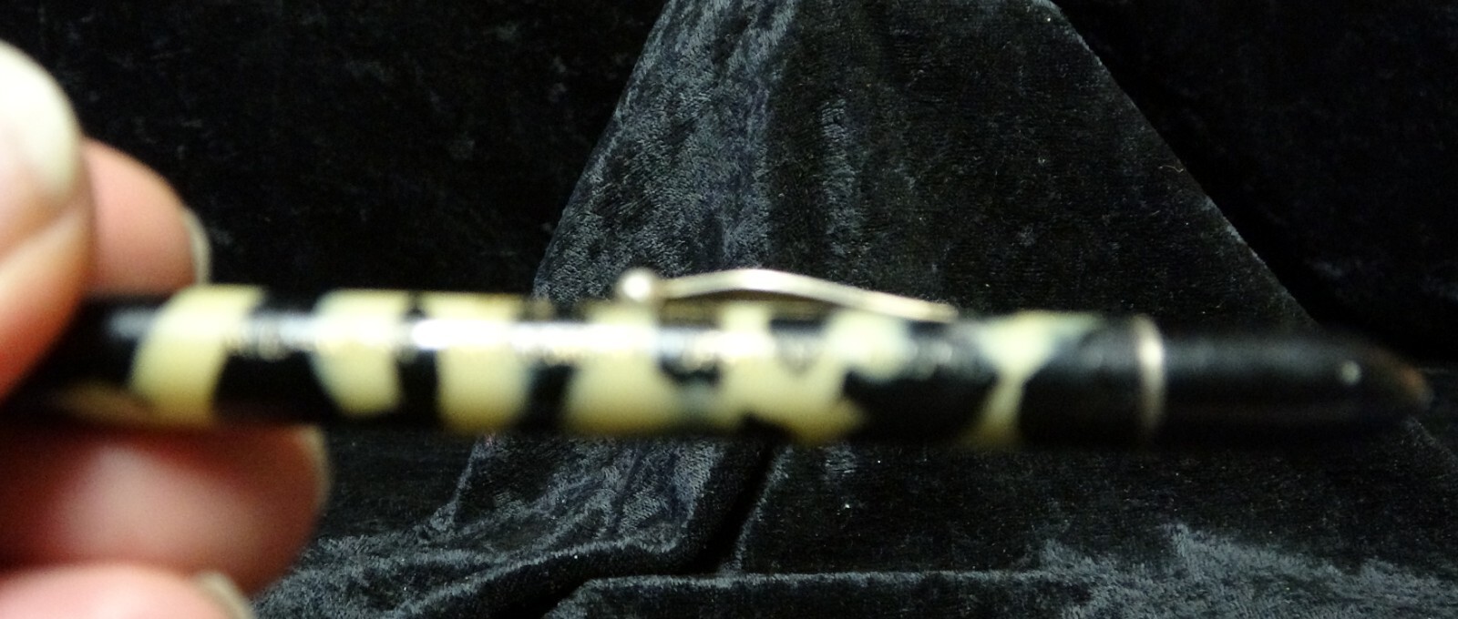 Vintage 1936 Mechanical Pencil Mid-West Implement Dealers Ass&rsquo;n. Zebra B/W Works
