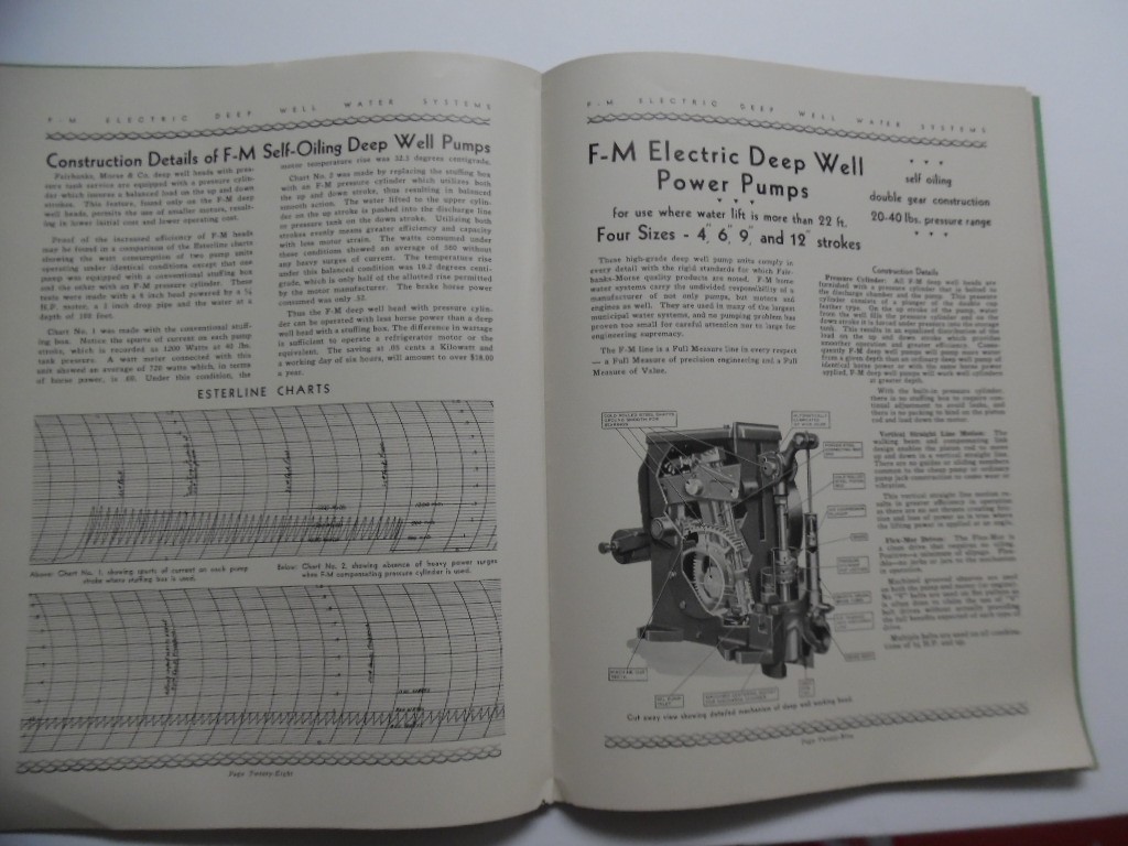c.1940s Fairbanks Morse Dealer Products Catalog Farm Home Water Systems Vintage