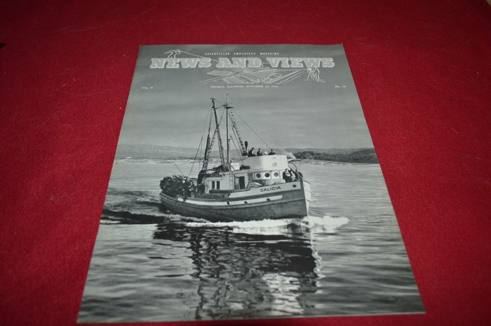 Caterpillar Employee Magazine News & Views Oct 24 1941 Dealer&rsquo;s Brochure AMIL16