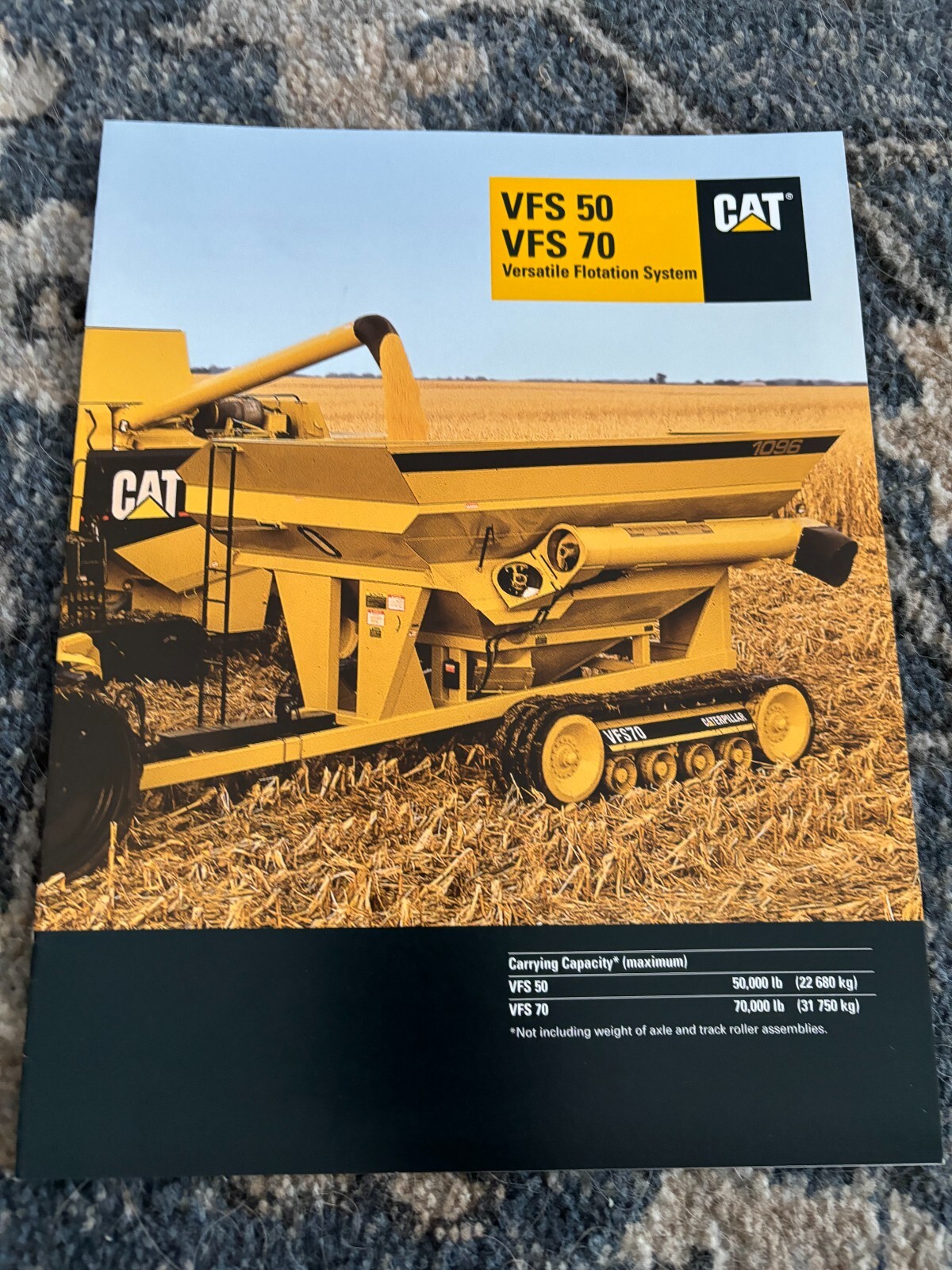 Caterpillar CAT VFS 50 VFS 70 Versatile Flotation System Brochure FCCA24