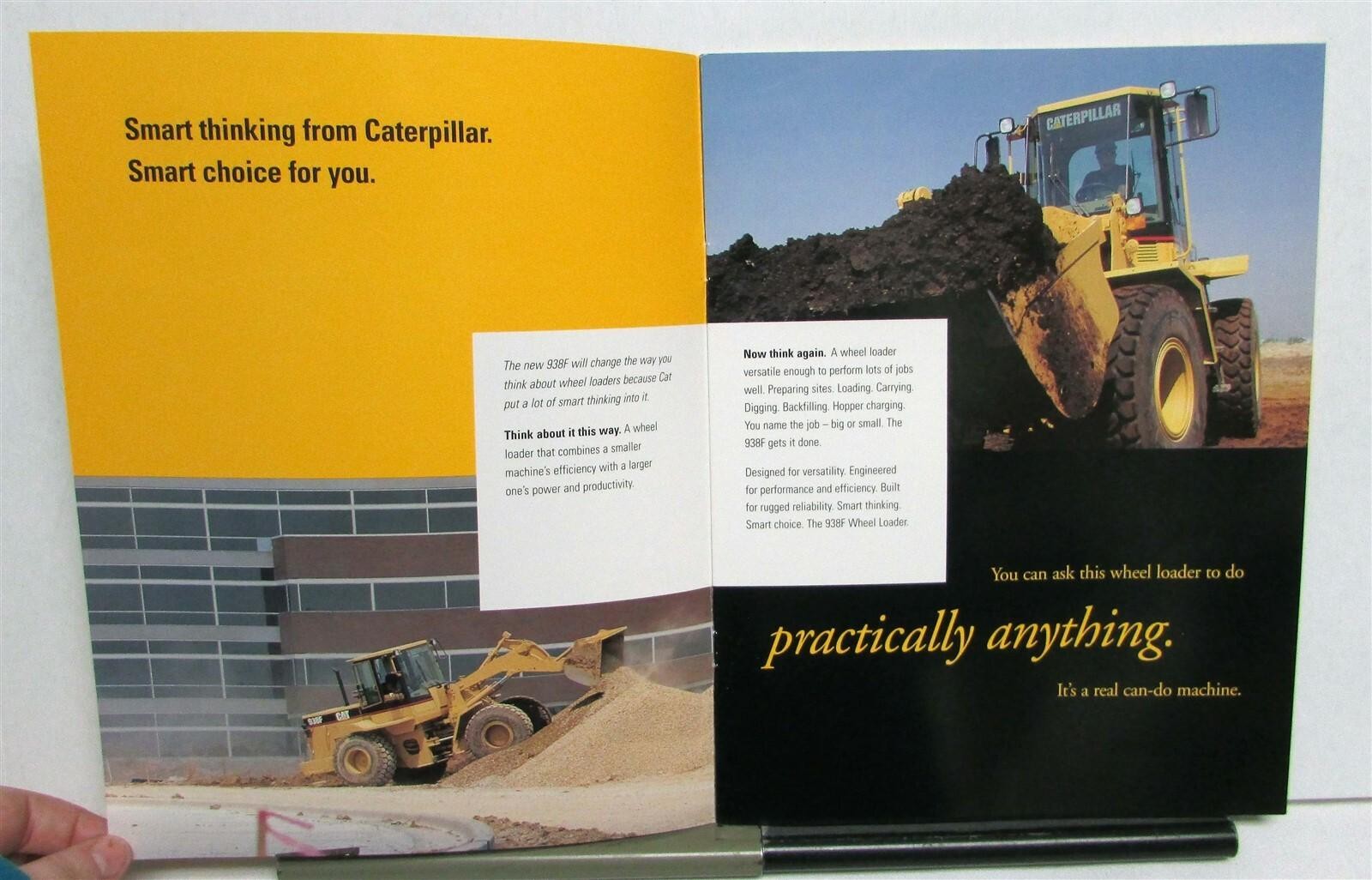 1994 Caterpillar 938F Wheel Loader Specifications Construction Sales Brochure