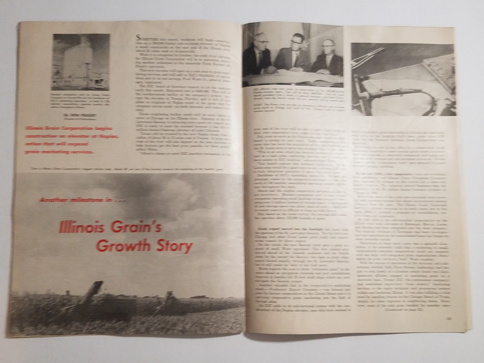The Record Magazine, IL Farm Bureau, Grain Elevators Cover, May 1960