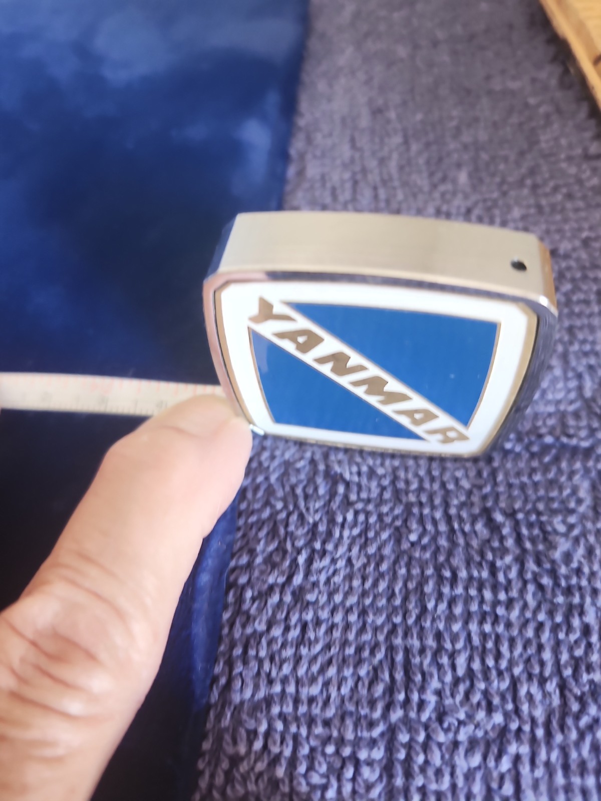 « YANMAR » PROMO;ADVERTISING MINI POCKET TAPE MEASURE; CM & NUMERIC MEASUREMENTS