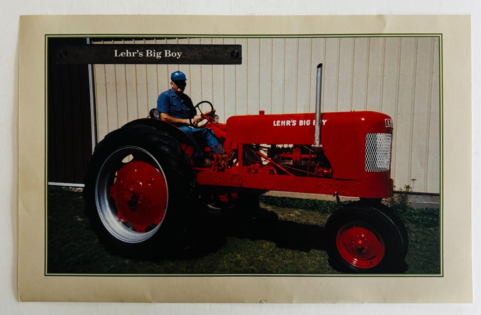 1949 Lehr&rsquo;s Big Boy Antique Tractor 1970-80s Book Print Agriculture Farming C80B