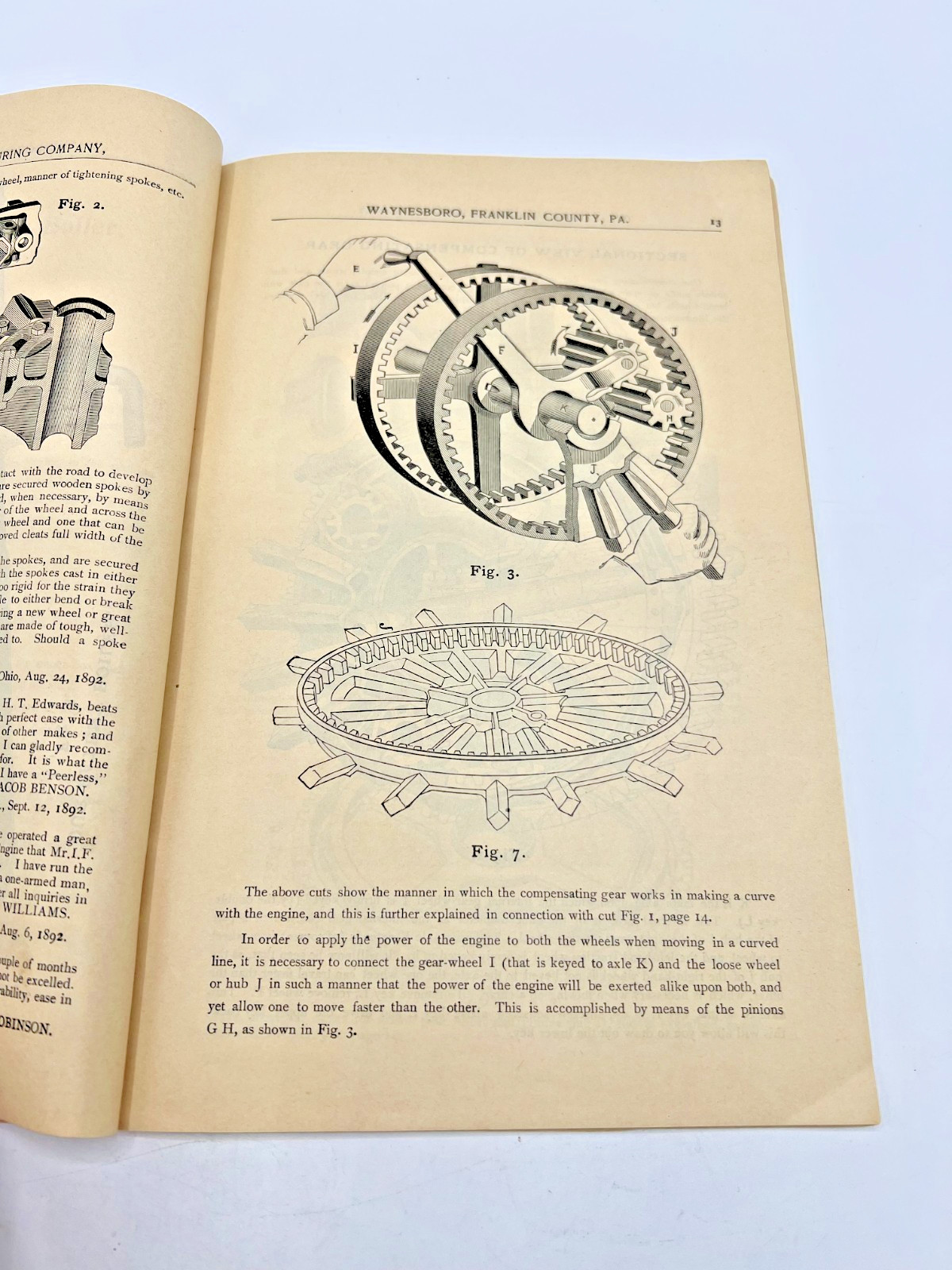 1893 Geiser Maufacturing Co Peerless Steam Engines Catalog