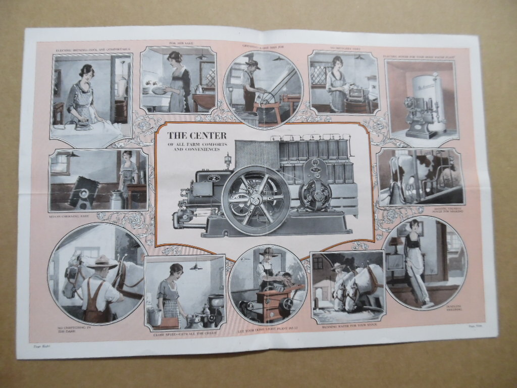 1922 Fairbanks Morse Double Duty Light Plant Catalog Z Engine Vintage Original