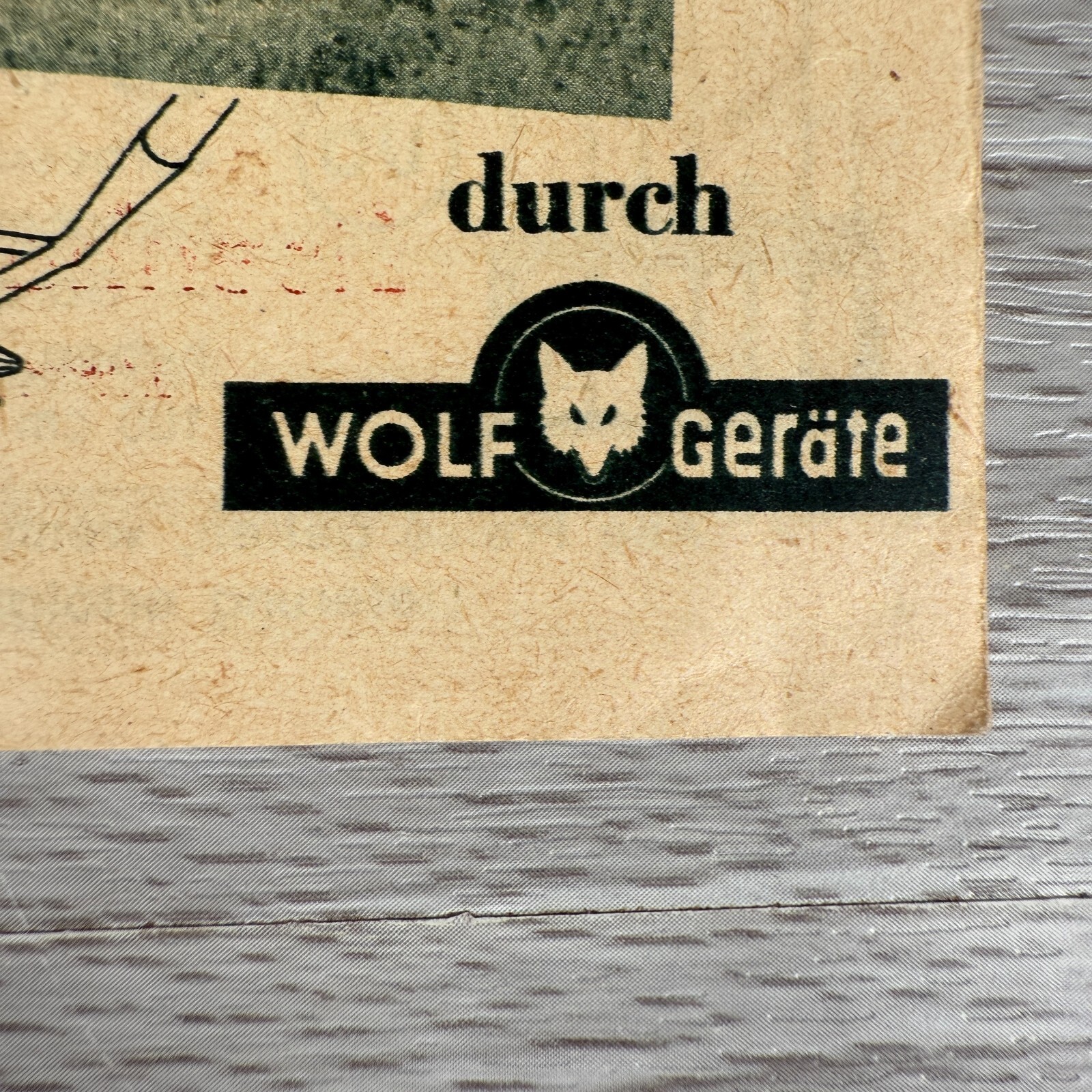 Vtg 1955 Lawn Brochure Wolf Garten Equipment Mower Tools Guide & Old Reciept