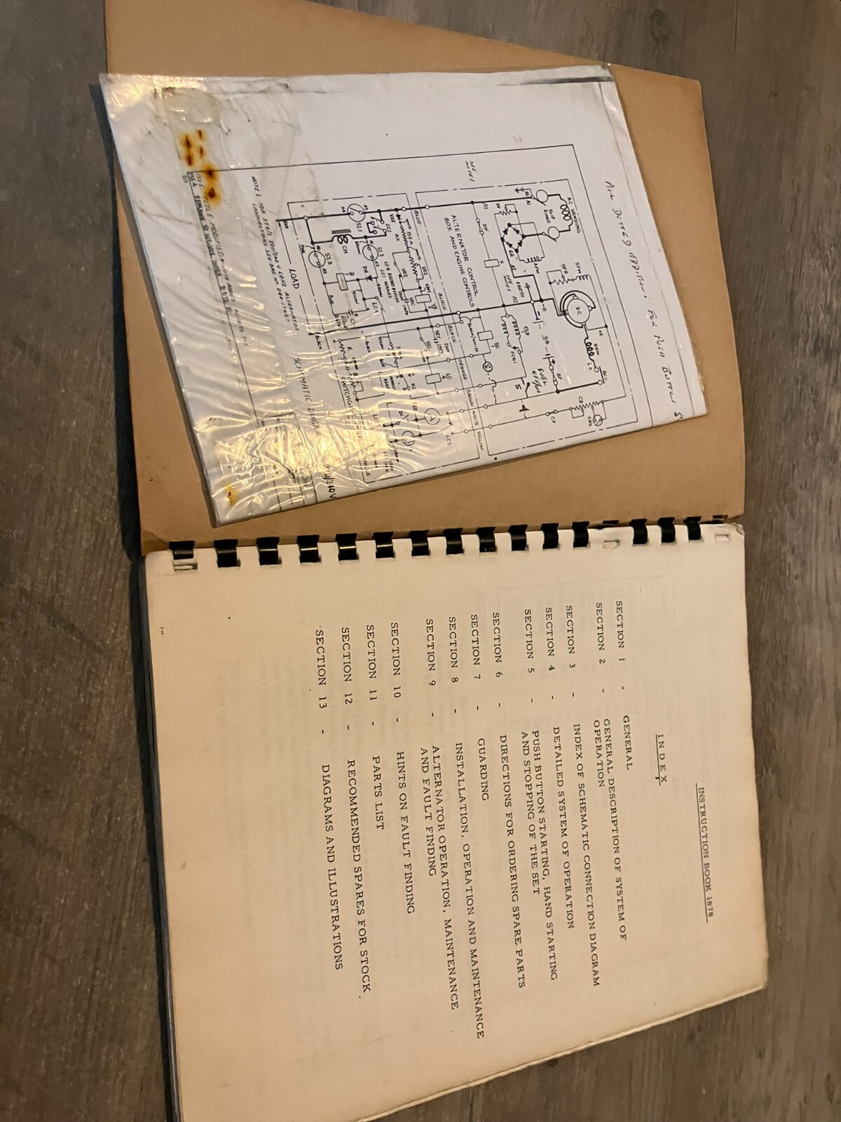 Lister Start O Matic Instruction Book & Parts List Air Cooled Diesel