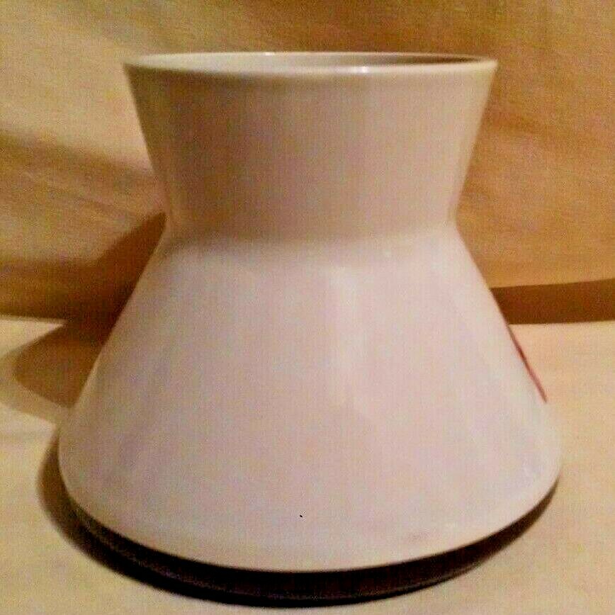 MARVAL OF VIRGINIA MUG TURKEY FARMING PLASTIC NON SKID TIP AMISH LOGO TAN BROWN.