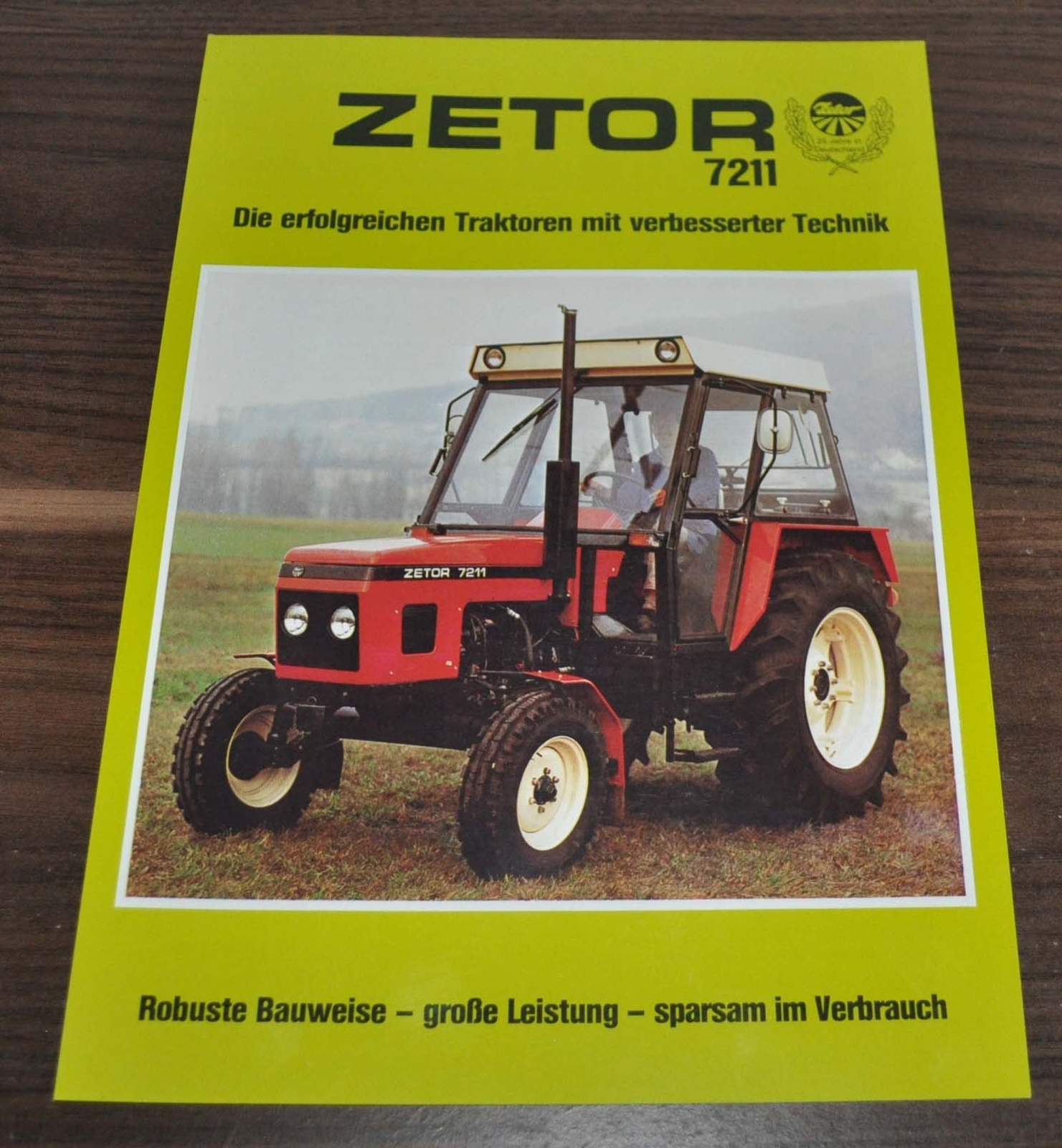 Zetor 7211 Tractor Specification Brochure Prospekt