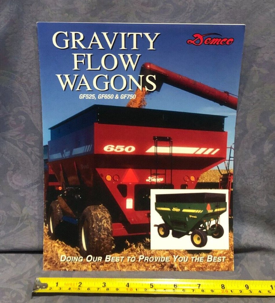 Demco Gravity Flow Wagons GF525, GF650 & GF750 Sales Brochure
