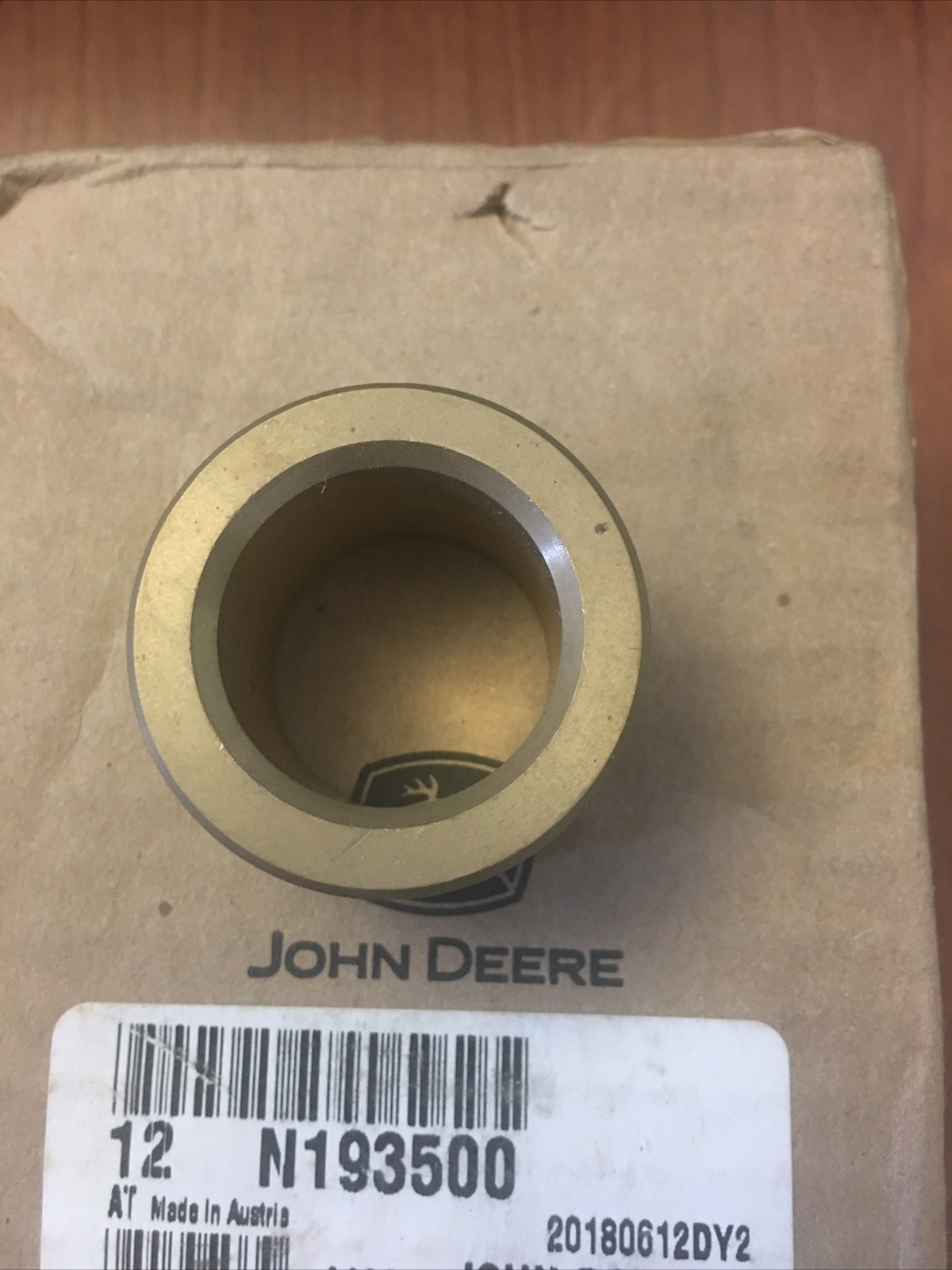 NOS John Deere Part No. N193500 Bushing OEM 12 In Box