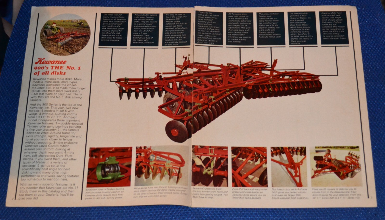 Vintage 1950&rsquo;s Kewanee Disks, Mulchers, Harrows Tillage Savers Brochure