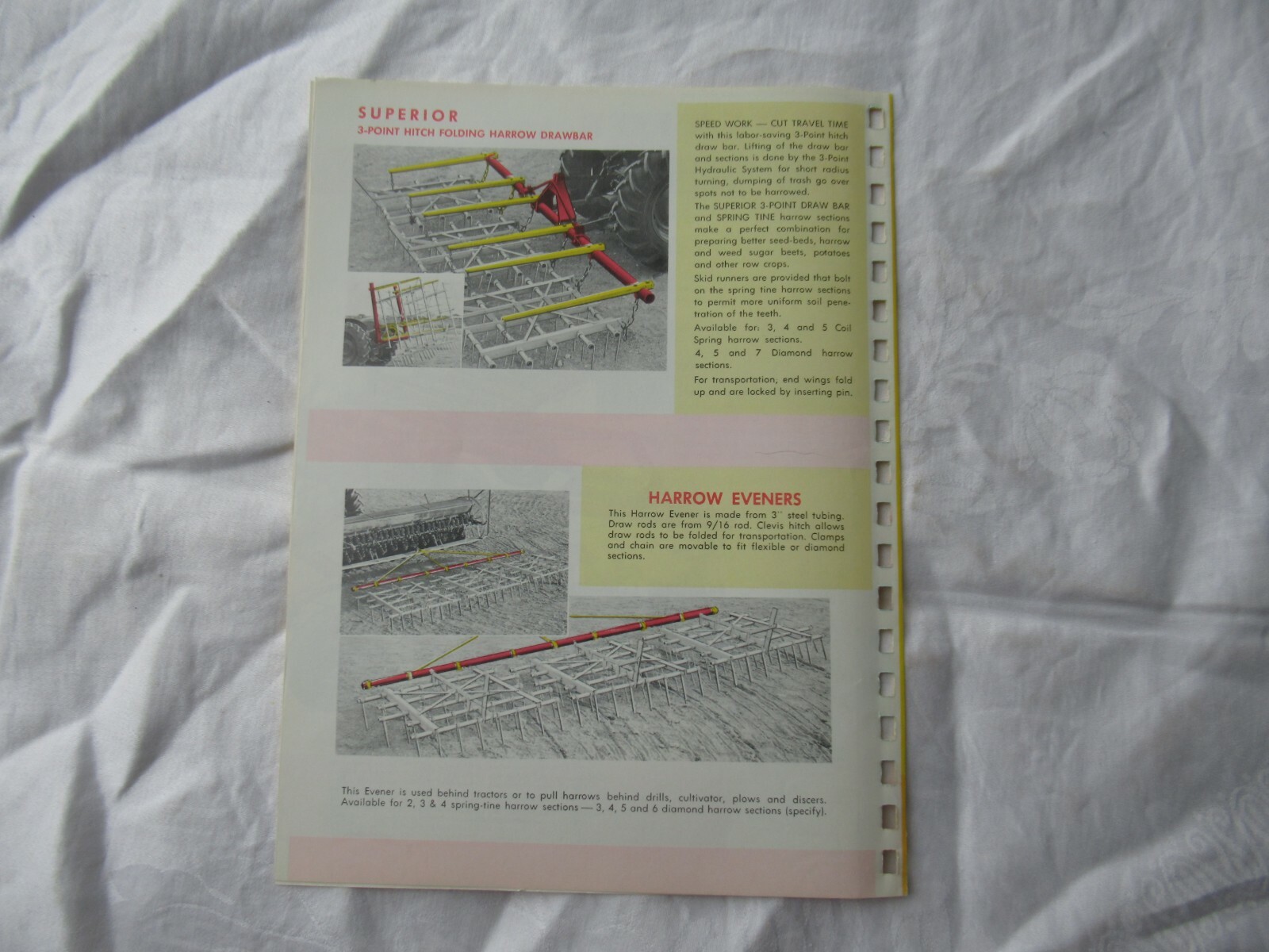Robinson-Alamo harrow drawbars brochure