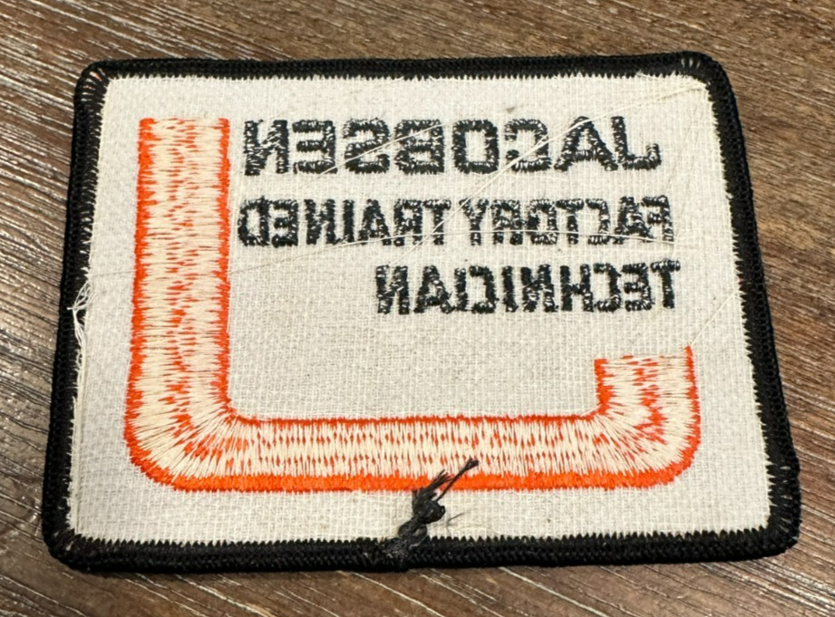 Vintage Jacobsen Factory Trained Technician Advertising