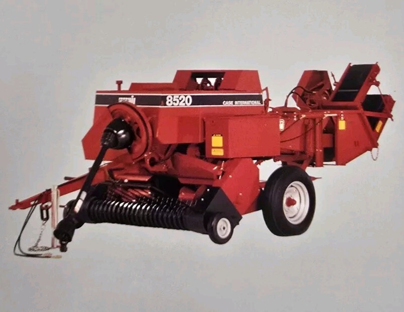 1990s 8520 Rectangular Baler Dealer Spec Sheet Case IH International Harvester
