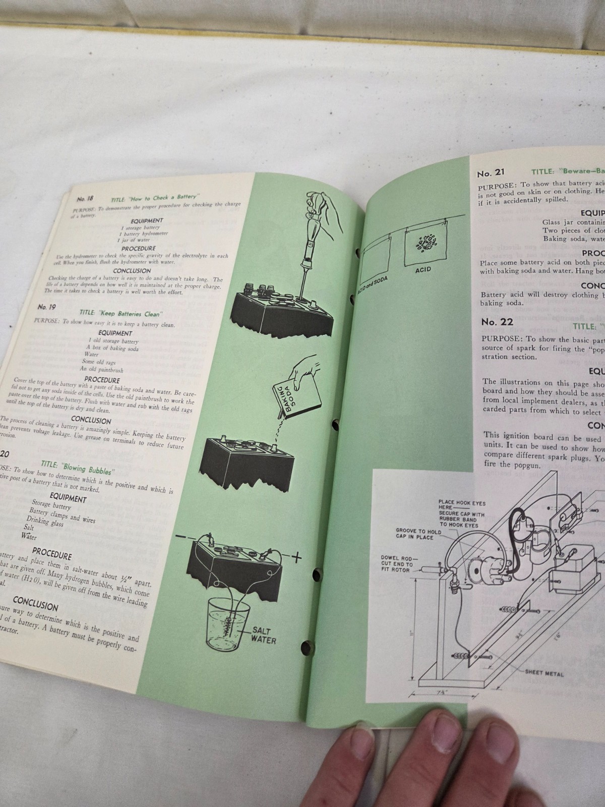 1963 4H Tractor Care And Safety Program Manual Book Leaders Manual