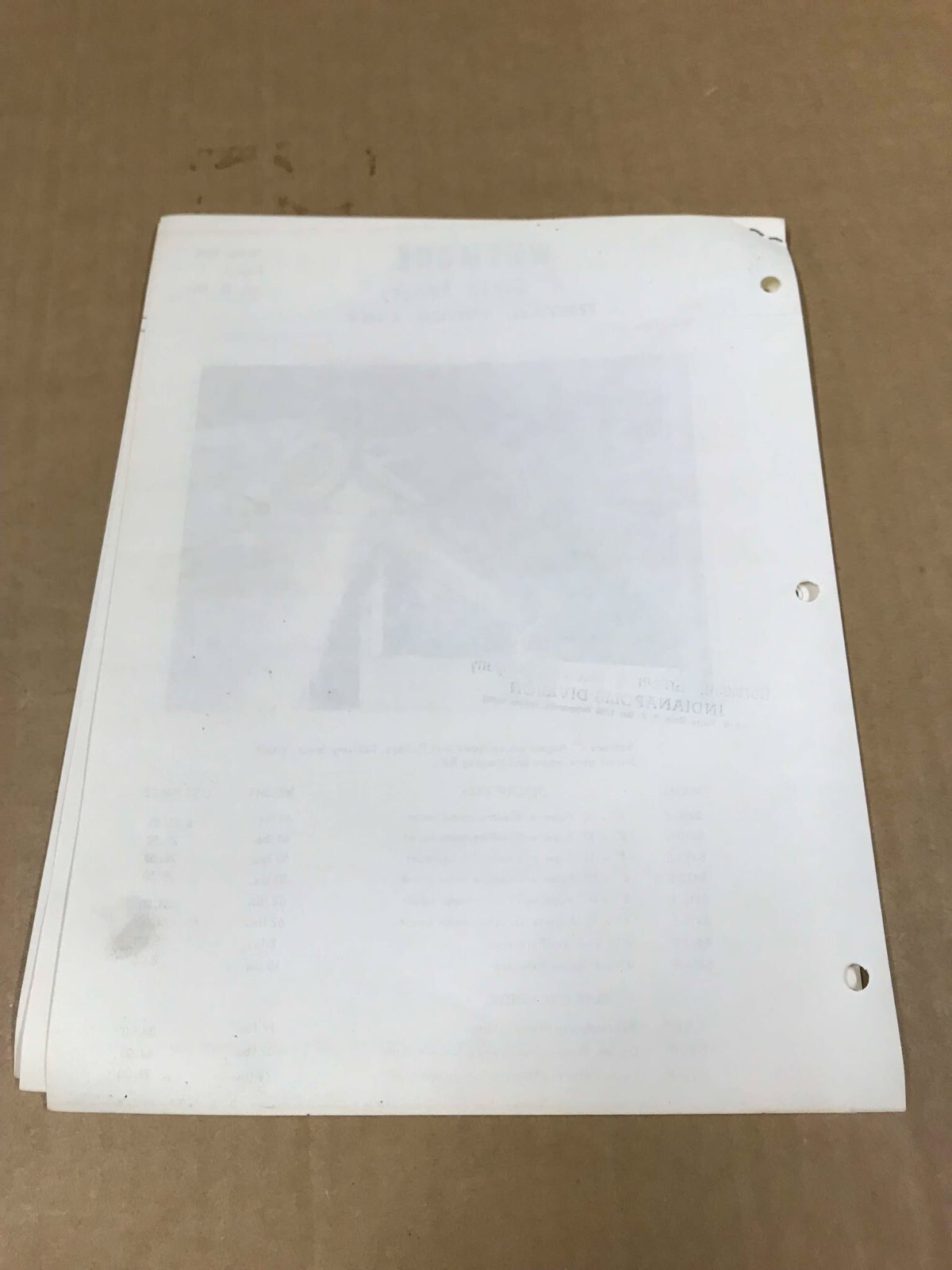 Vintage 1964 Wetmore 6&Prime; Grain Augers Retail Price List