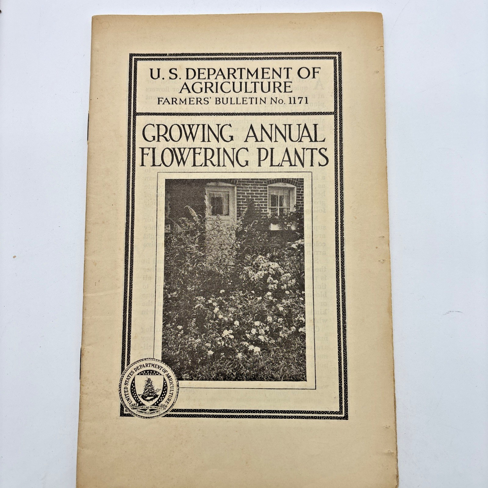 1898, 1900’s-1930&rsquo;S U.S DEPARTMENT OF AGRICULTURE FARMERS&rsquo; BULLETINS LOT OF 14