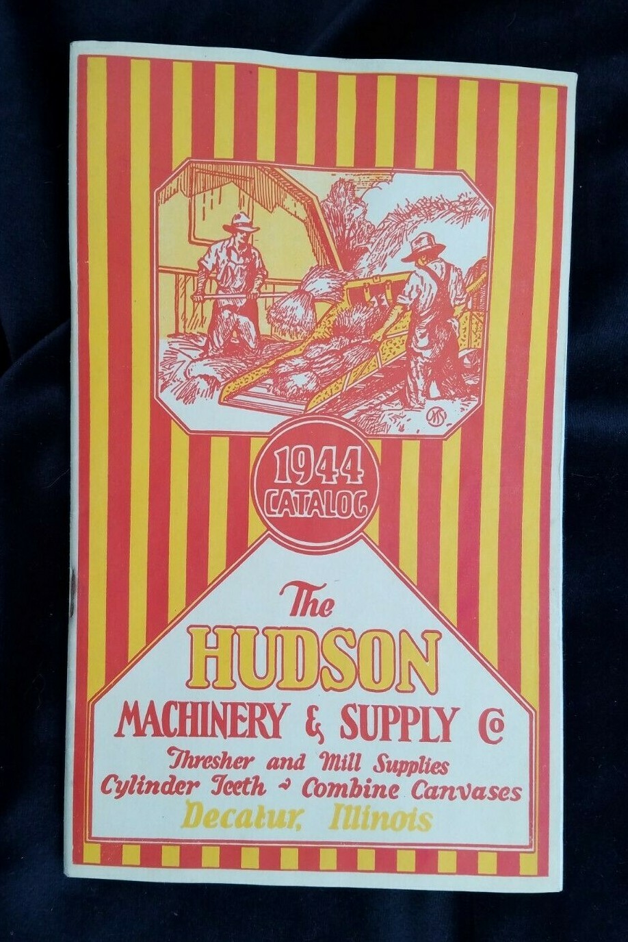 1944 Catalog Hudson Machinery & Supply Decatur Illinois Thresher Mill Supplies