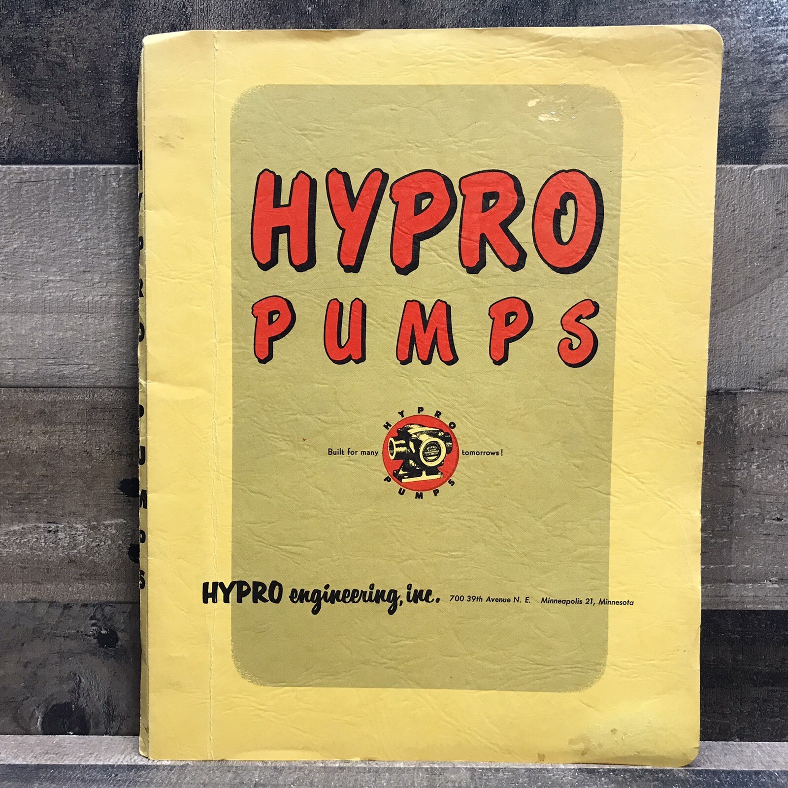Vintage HYPRO Pumps Dealer Catalog Sales Flyer Specs Book Printed In USA 1957