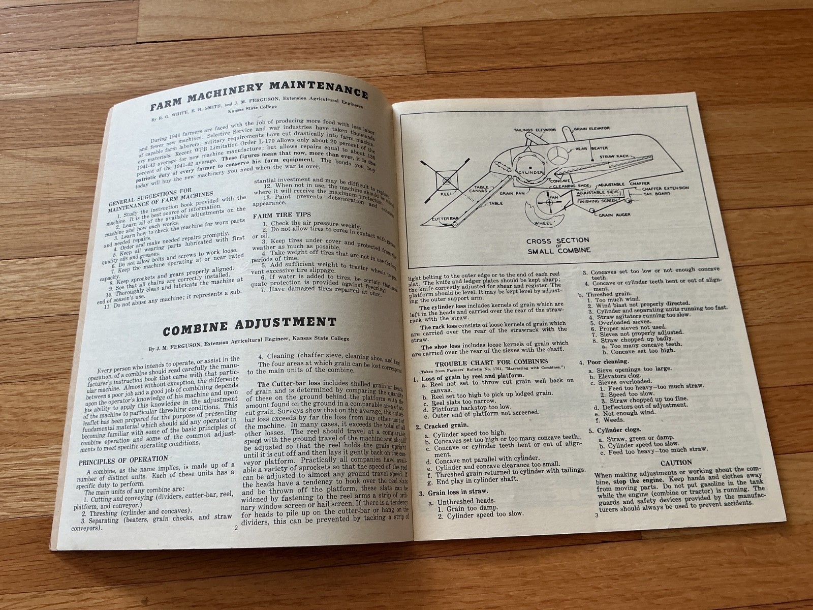 VTG Farm Acct. Record Book – Kanotex Gas & Simonson service, Hutchinson, MN.