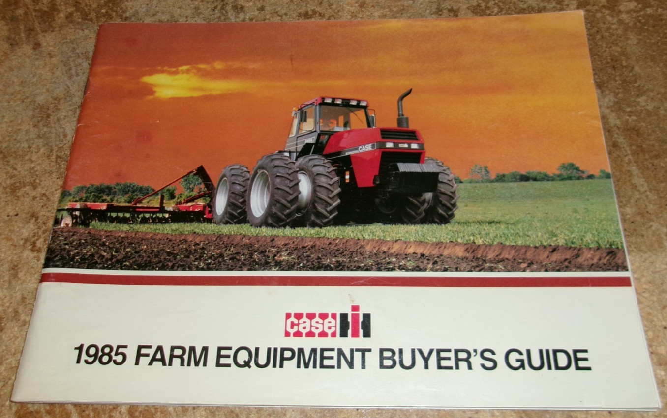 1985 case ih farm equipment buyers guide in good shape used