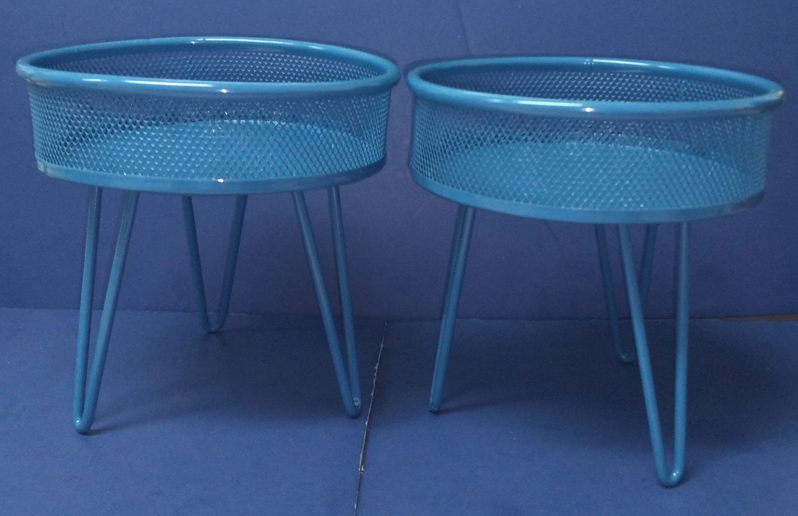 Blue Metal Riser Stands 6&Prime; X 6&Prime; Target Exclusive Qty 2 Brand New