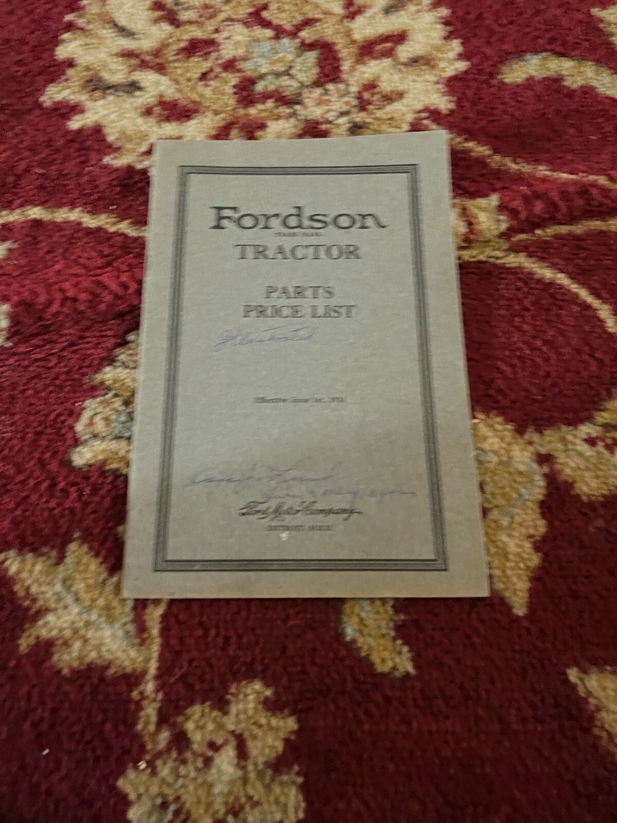 Ford Tractor Fordson Tractor Brochure FCCA