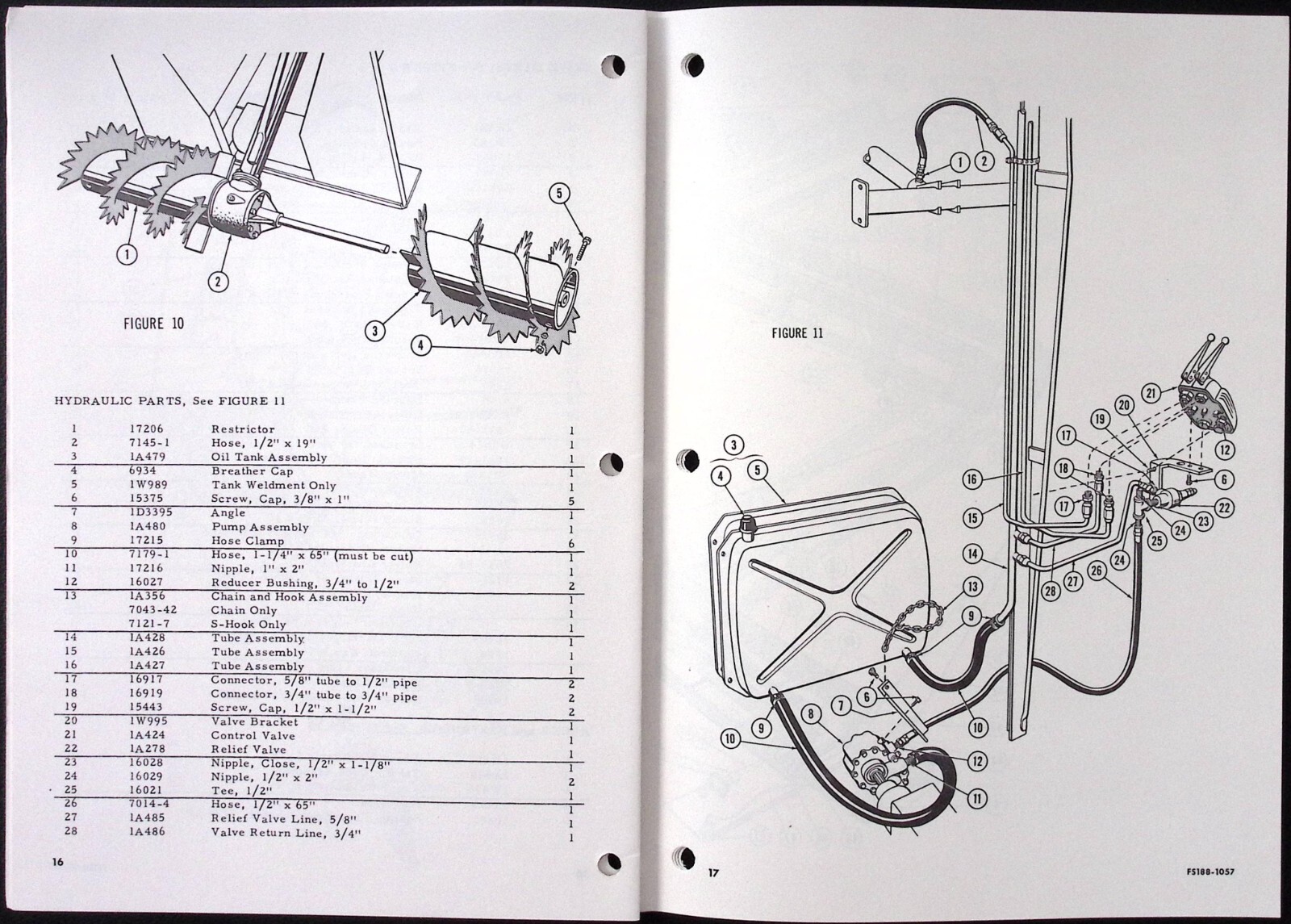 1959 Farmhand Parts & Assembly Instruction Booklet Model F80-A Sila-Vator
