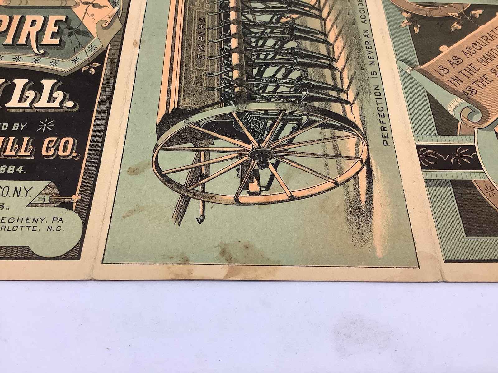 Empire Drill Co. Jackson MI Farm Equip Ads Brochure Flyer Ind Revolution