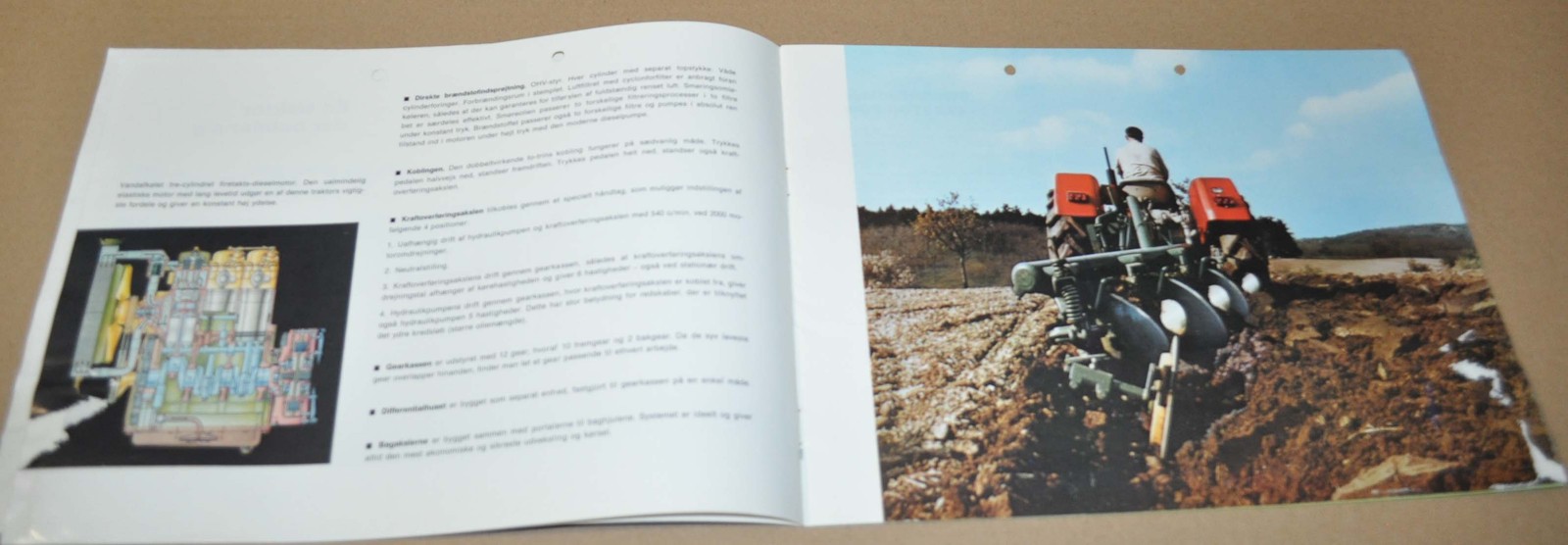 Zetor 3011 Tractor Specification Brochure Prospekt DK
