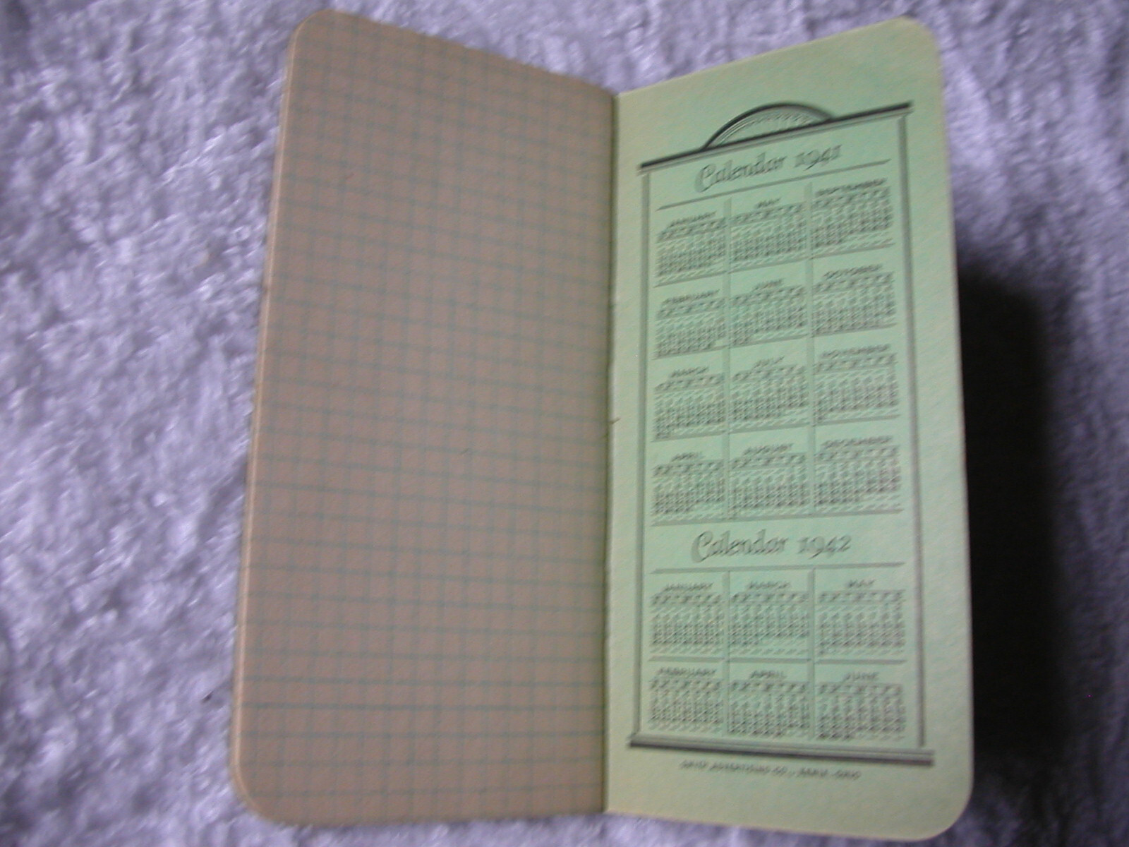 1941 Pocket Note Book Nantes Carrot L. P. Gunson & Co., Inc. Rochester, New York
