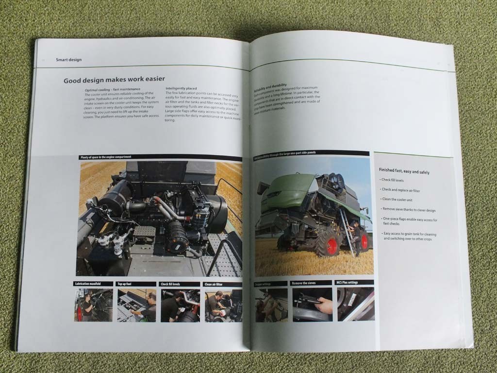 FENDT C-Series Grain Combine Argicultural Farm Equipment Brochure 2015