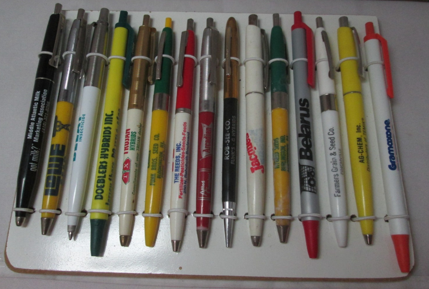Vintage Lot of 75 Advertising Pens and Pencils Mostly Agricultural Seeds
