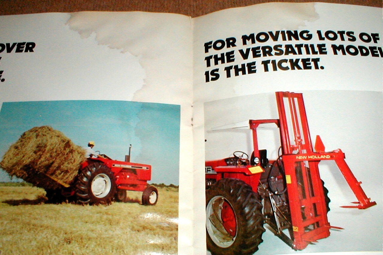 Sperry New Holland Round Baling Systems 1979 Full Color 12 Page Dealer Brochure
