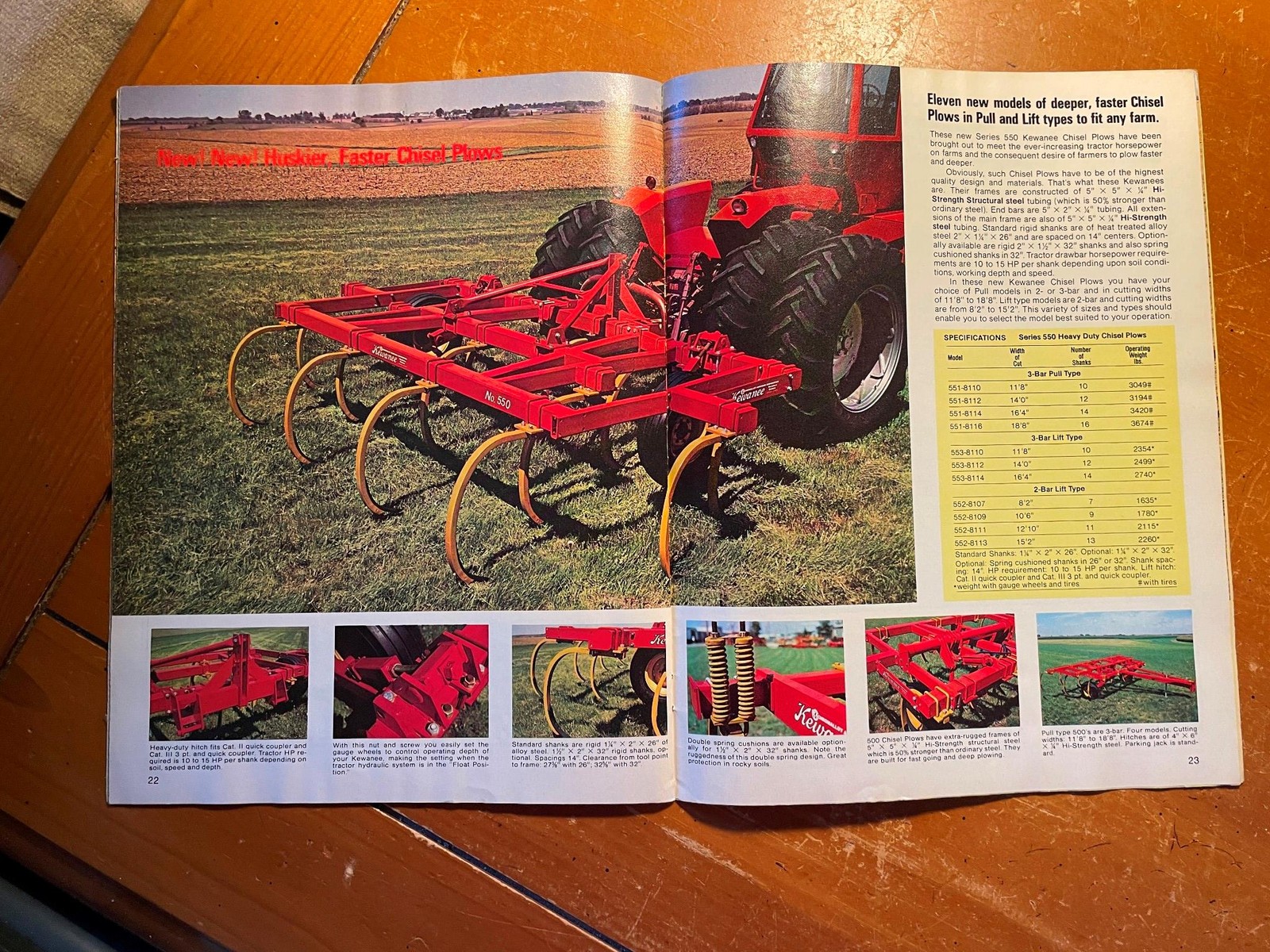 Kewanee Tillage Tools Farm Implement Catalog Brochure 1977 Chromalloy American