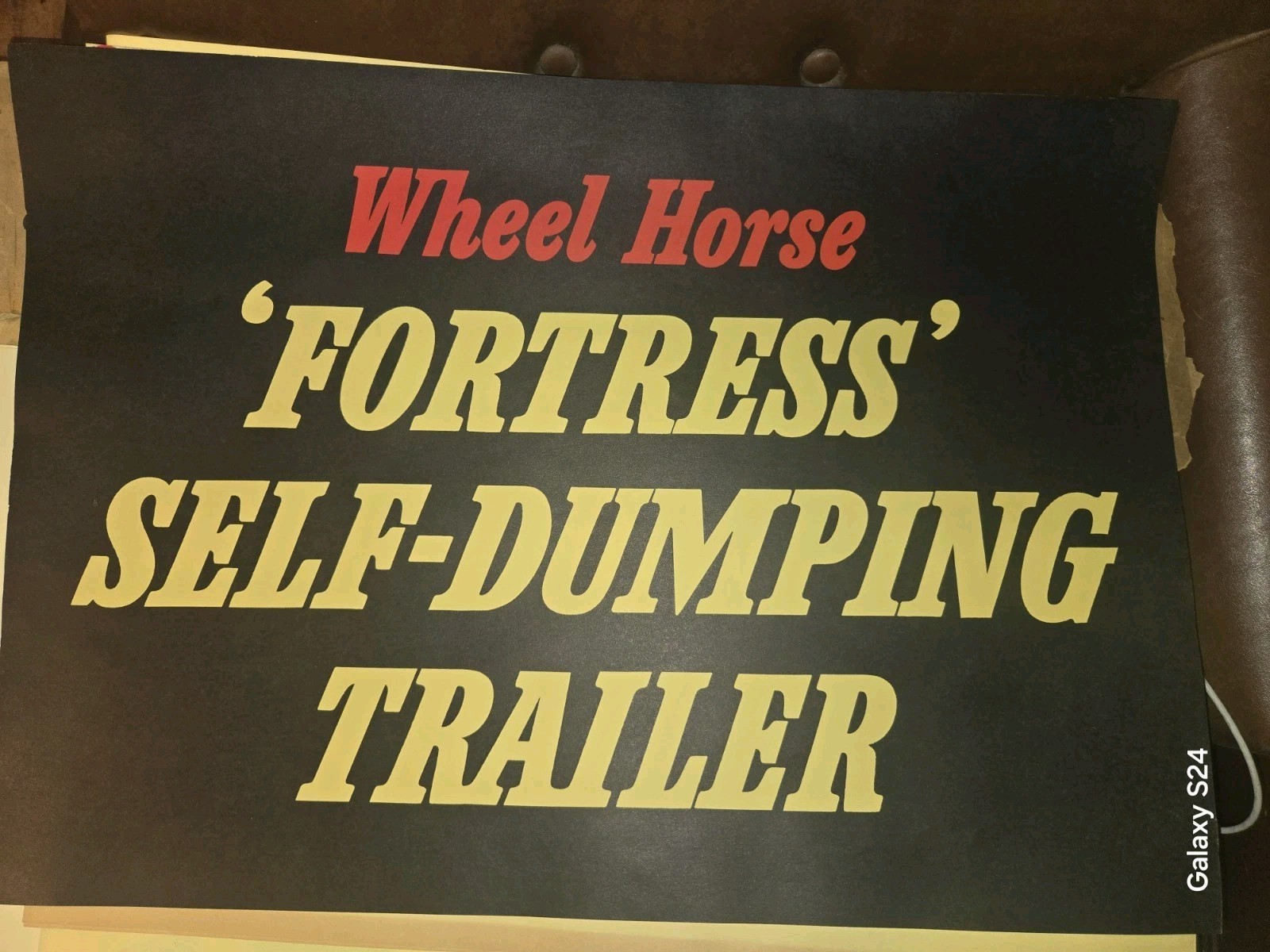 RARE LOT OF WHEEL HORSE POSTERS NOS WITH SOME AGE RELATED WEAR SEE ALL PICTURES!