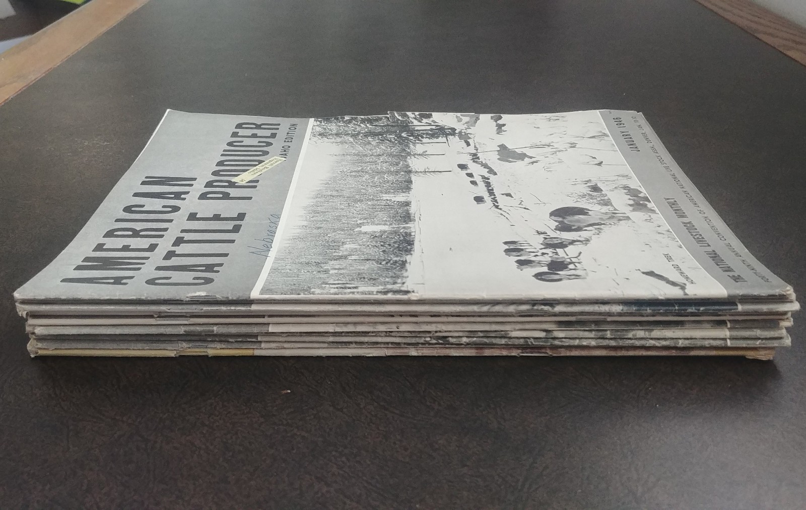 1946 American Cattle Producer [Lot of 10] Idaho Ed. – Livestock Monthly Vintage