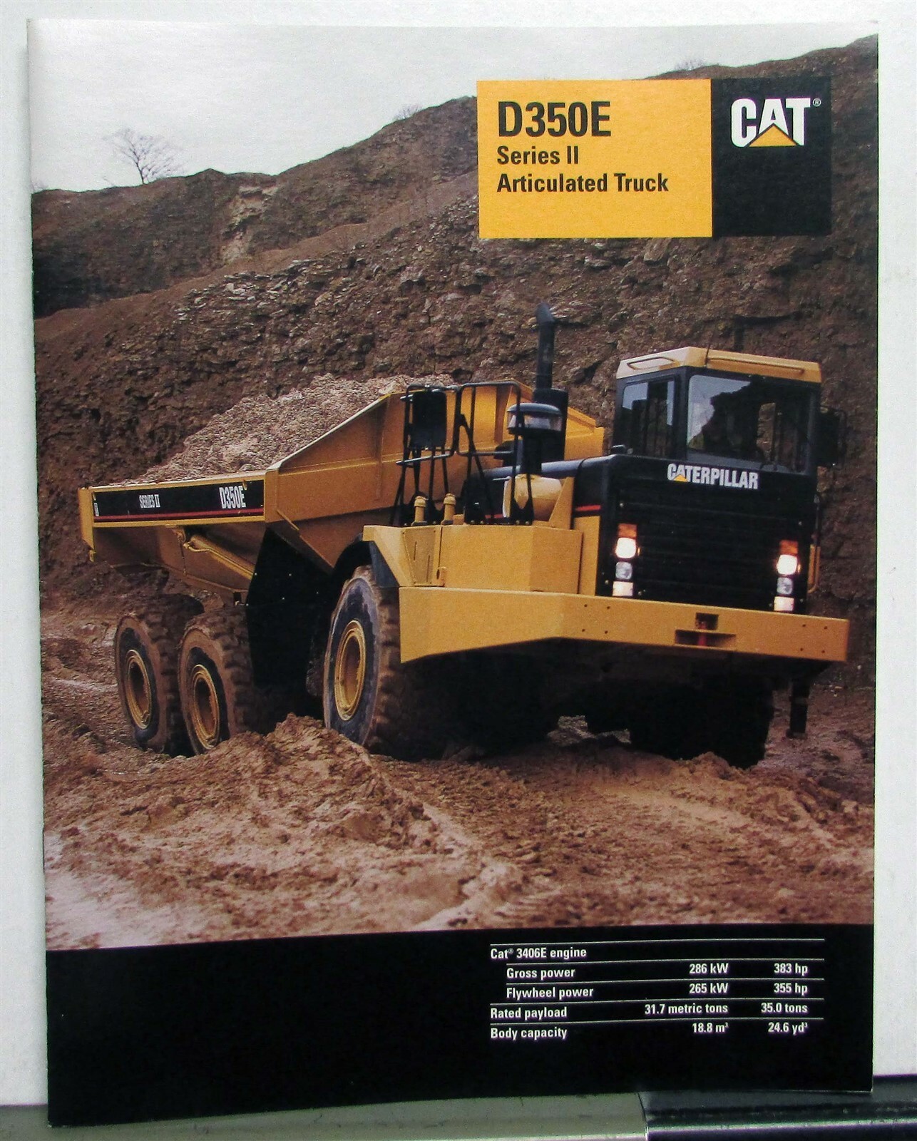 1999 Caterpillar 12H Road Motor Grader Specification Construction Sales Brochure
