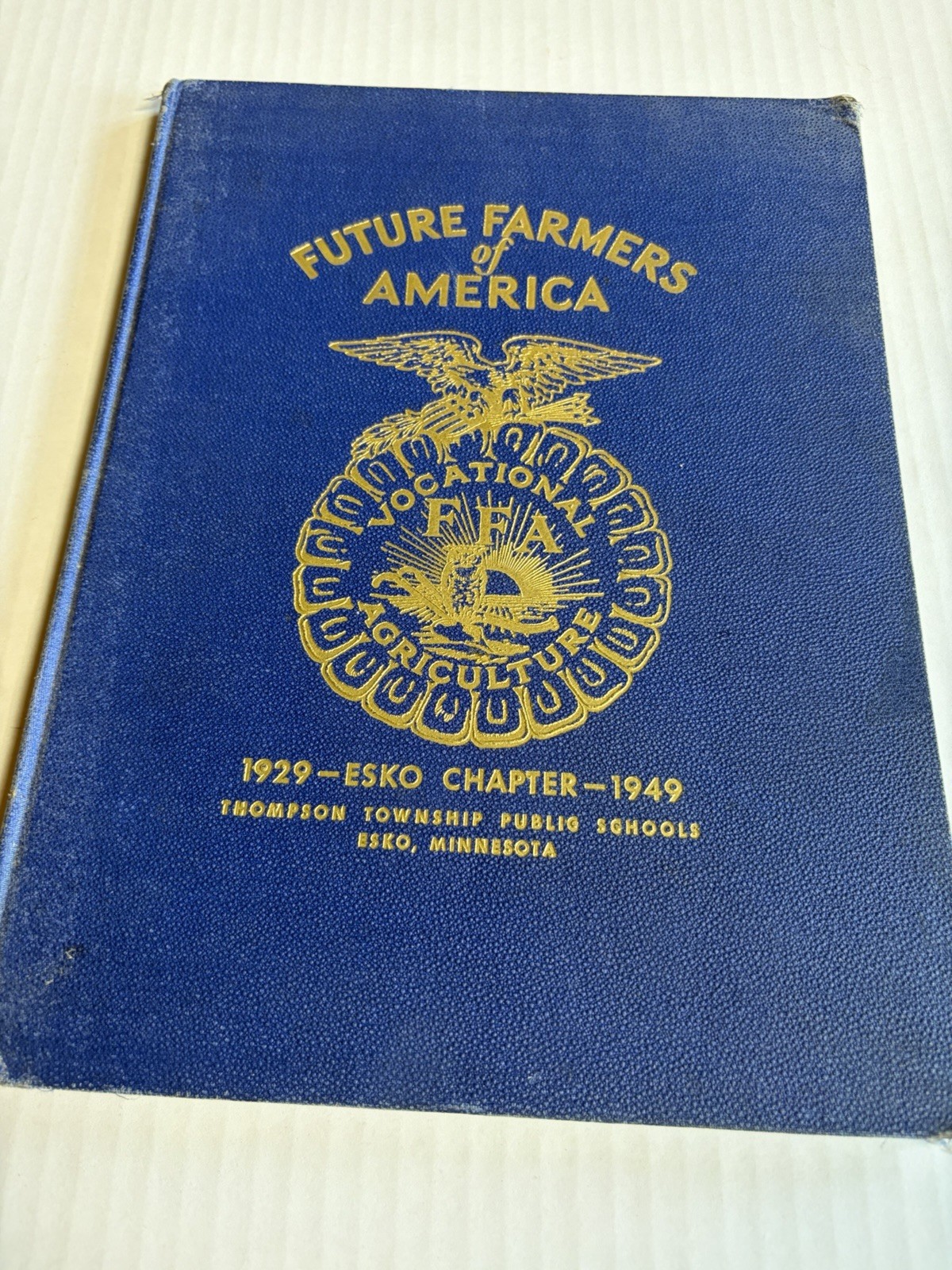 Vintage Future Farmers Of America Official 1929-1949 FFA Farming Book Esko MN