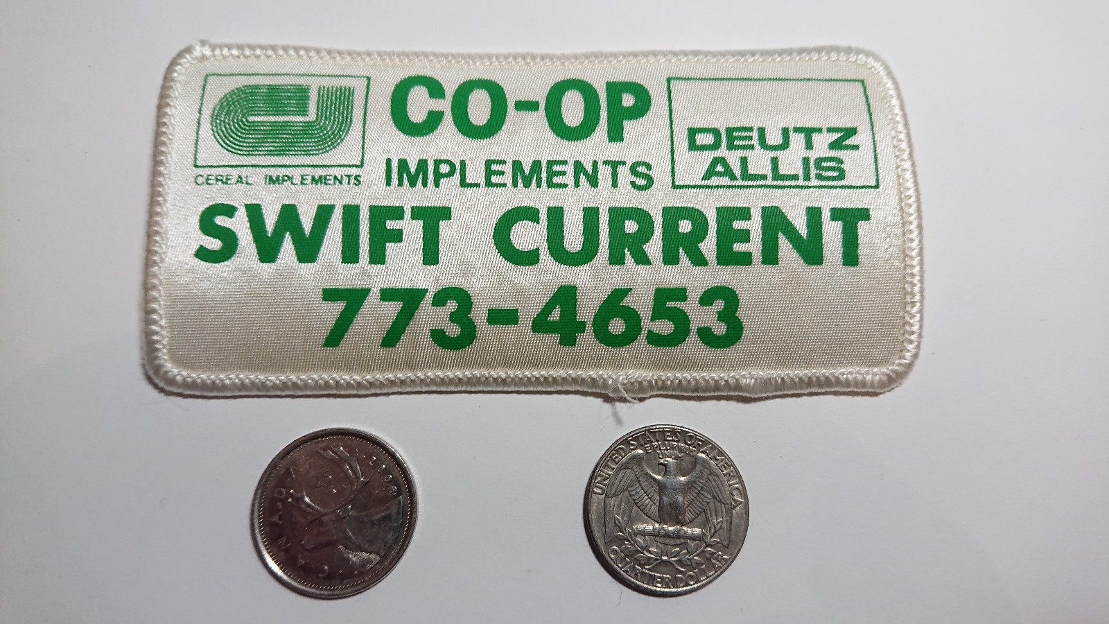 Vintage CO-OP Implements Swift Current Saskatchewan Patch Badge Crest