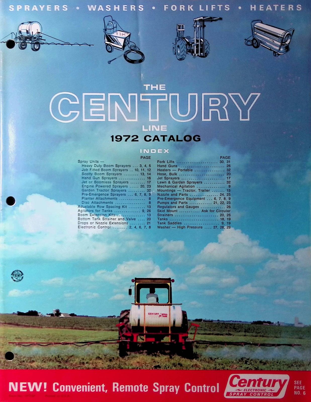 Vintage Farm Machinery Sales Brochure 1972 Farm Equipment Catalog Century