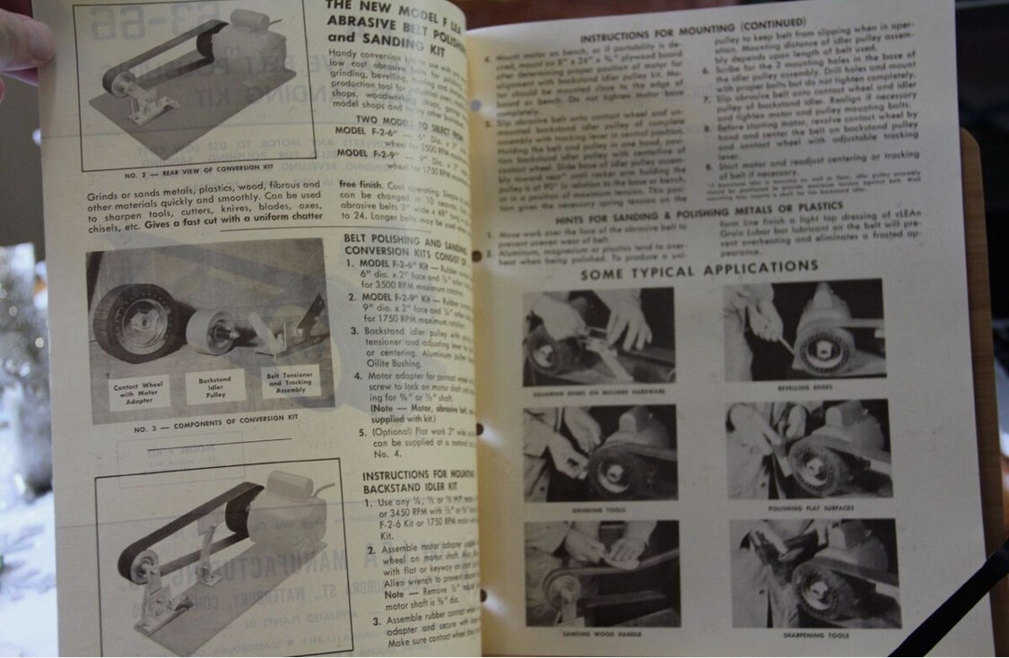 Dealer Brochure The Lea Manufacturing Company Abrasive Belt Polishing Sanding