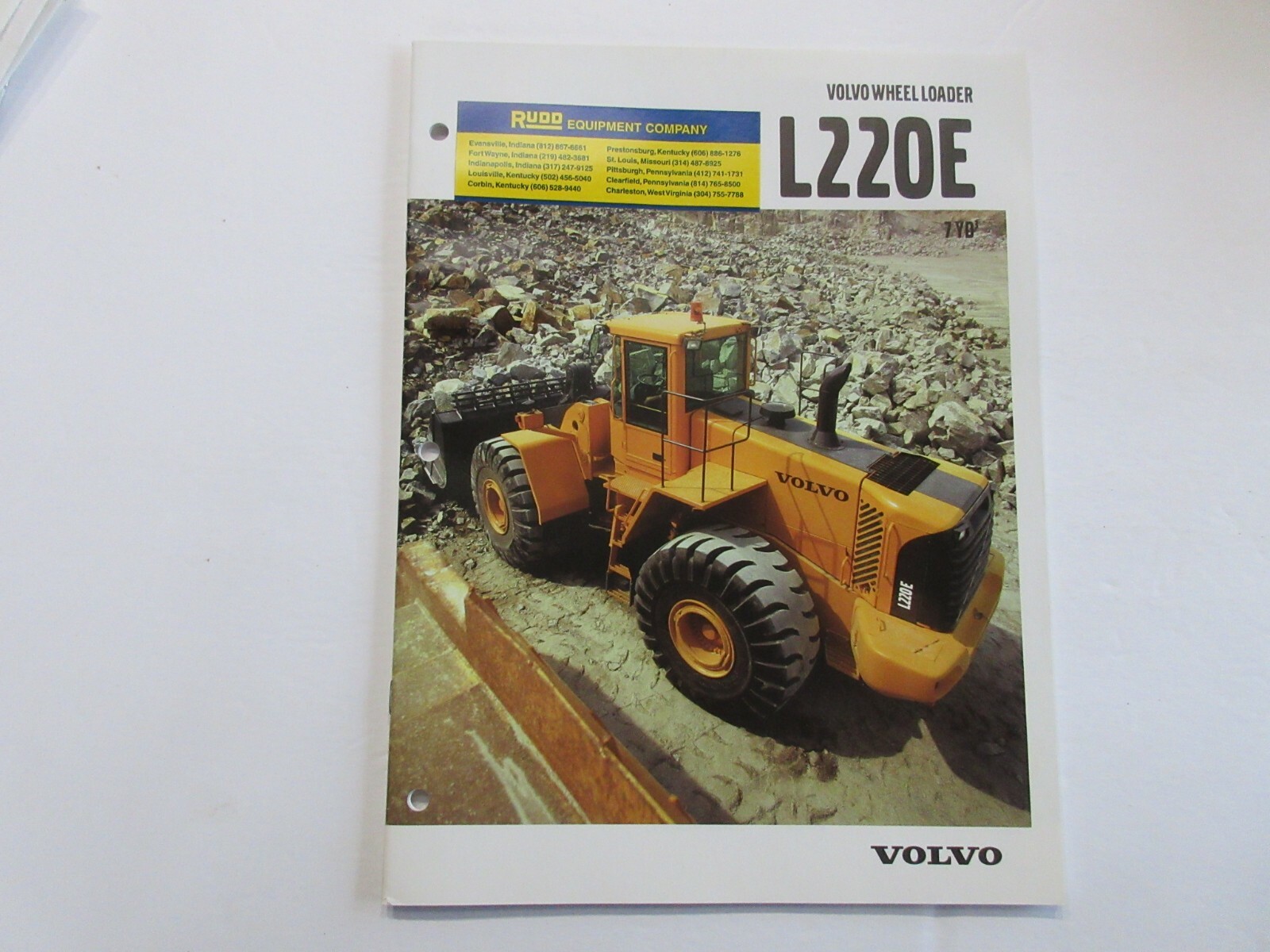Volvo L220E Wheel Loader Brochure