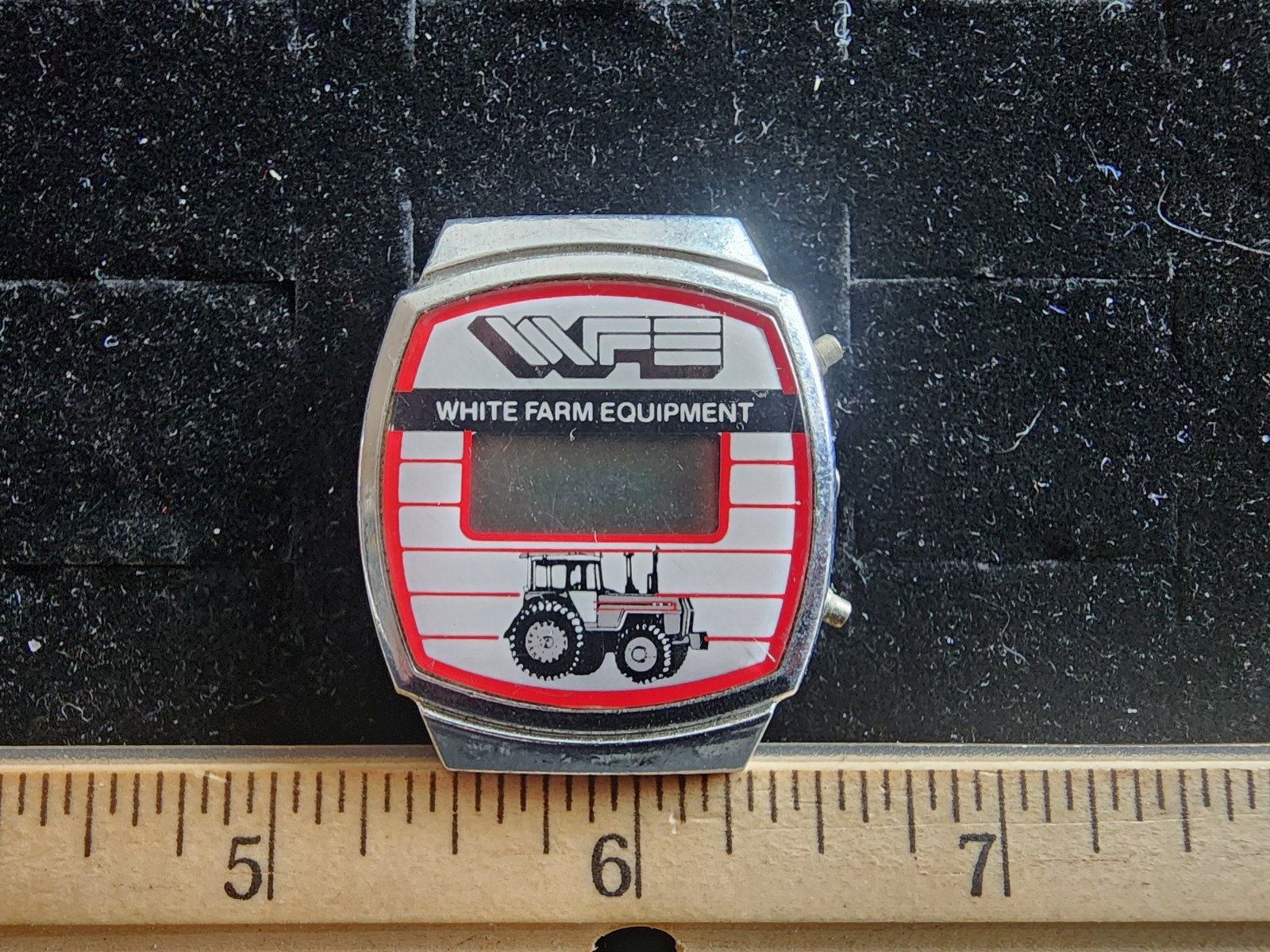 Vintage White&rsquo;s Farm Equipment Tractor Logo Advertising Watch Parts/Repair Only